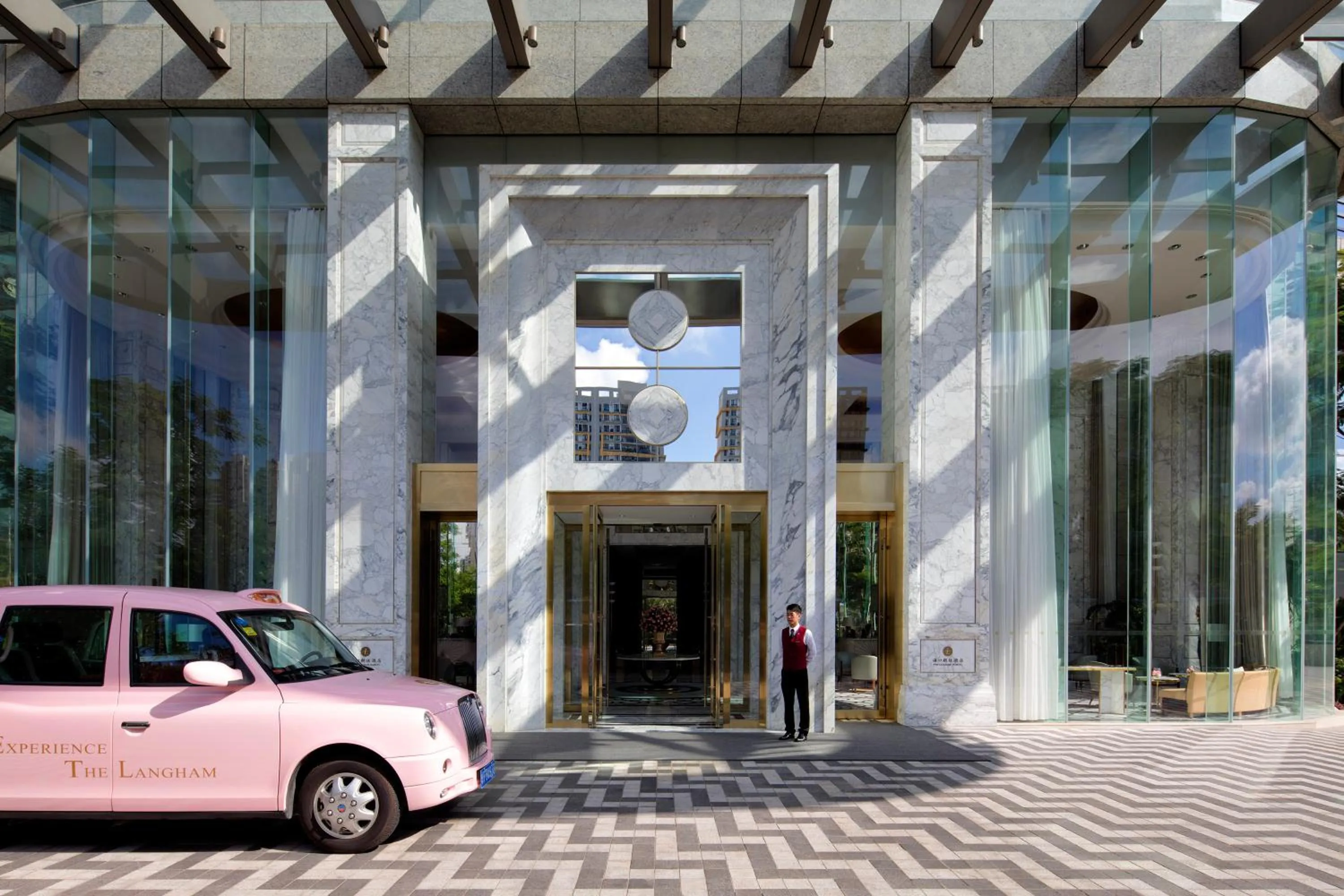 Facade/entrance in The Langham Haikou