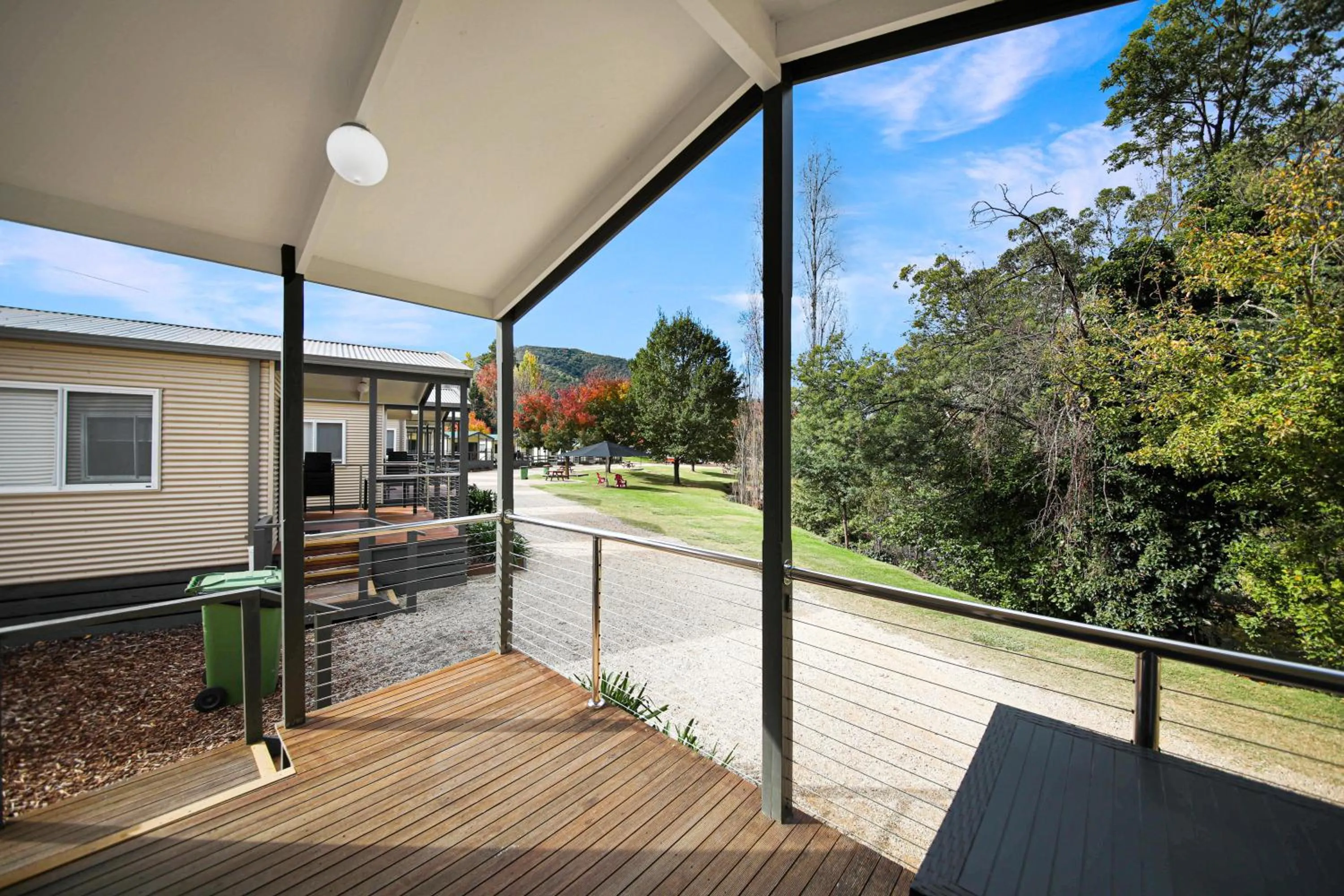 River view in Bright Riverside Holiday Park