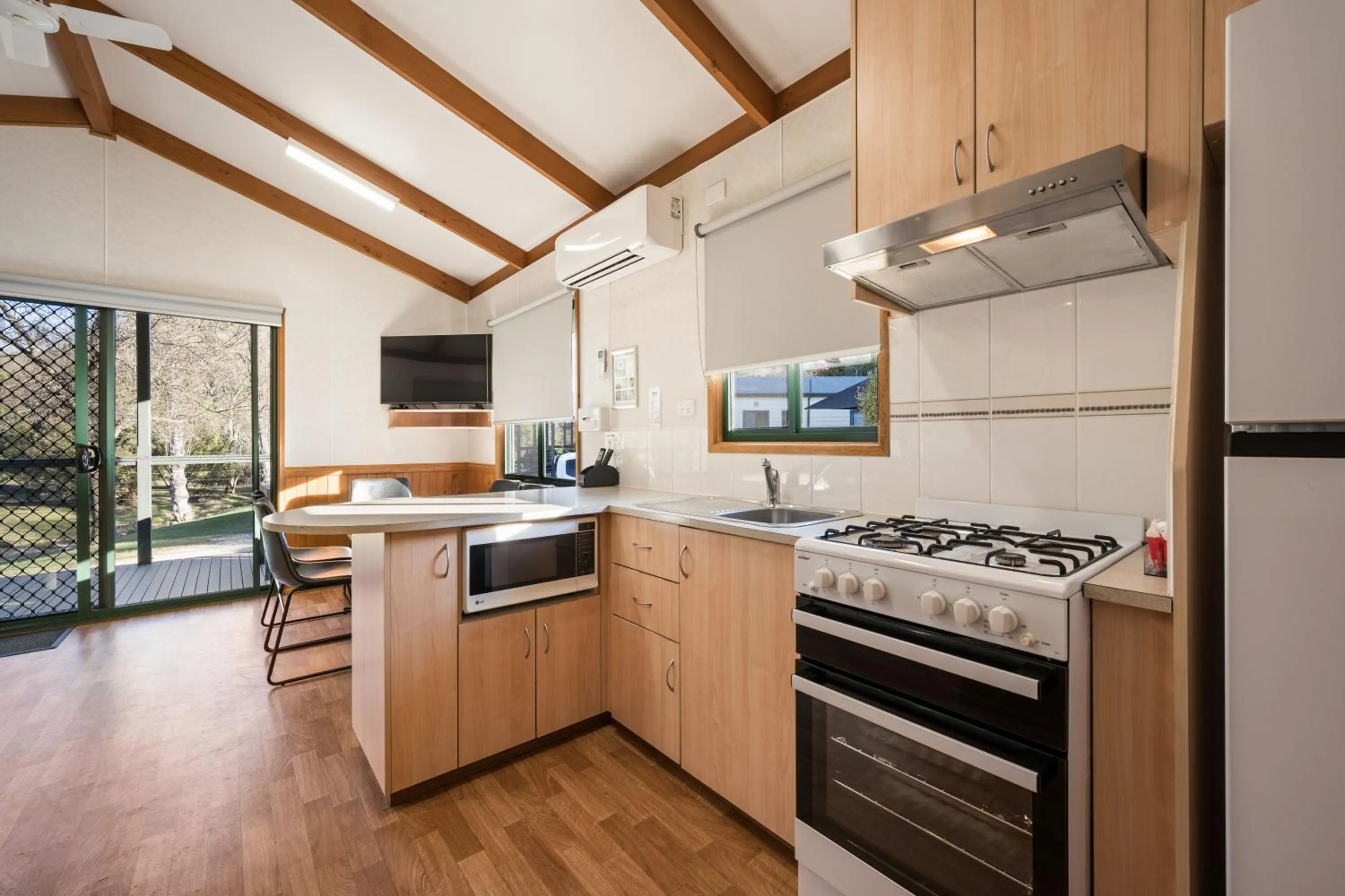 kitchen in Bright Riverside Holiday Park