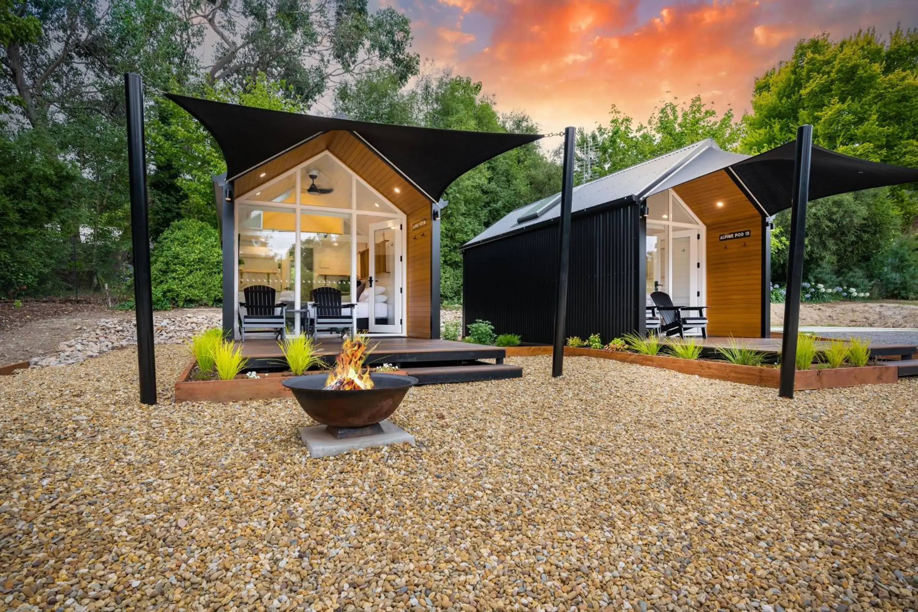 Alpine Pod - 1 Bedroom in Bright Riverside Holiday Park Alpine Pod - 1 Bedroom in Bright Riverside Holiday Park