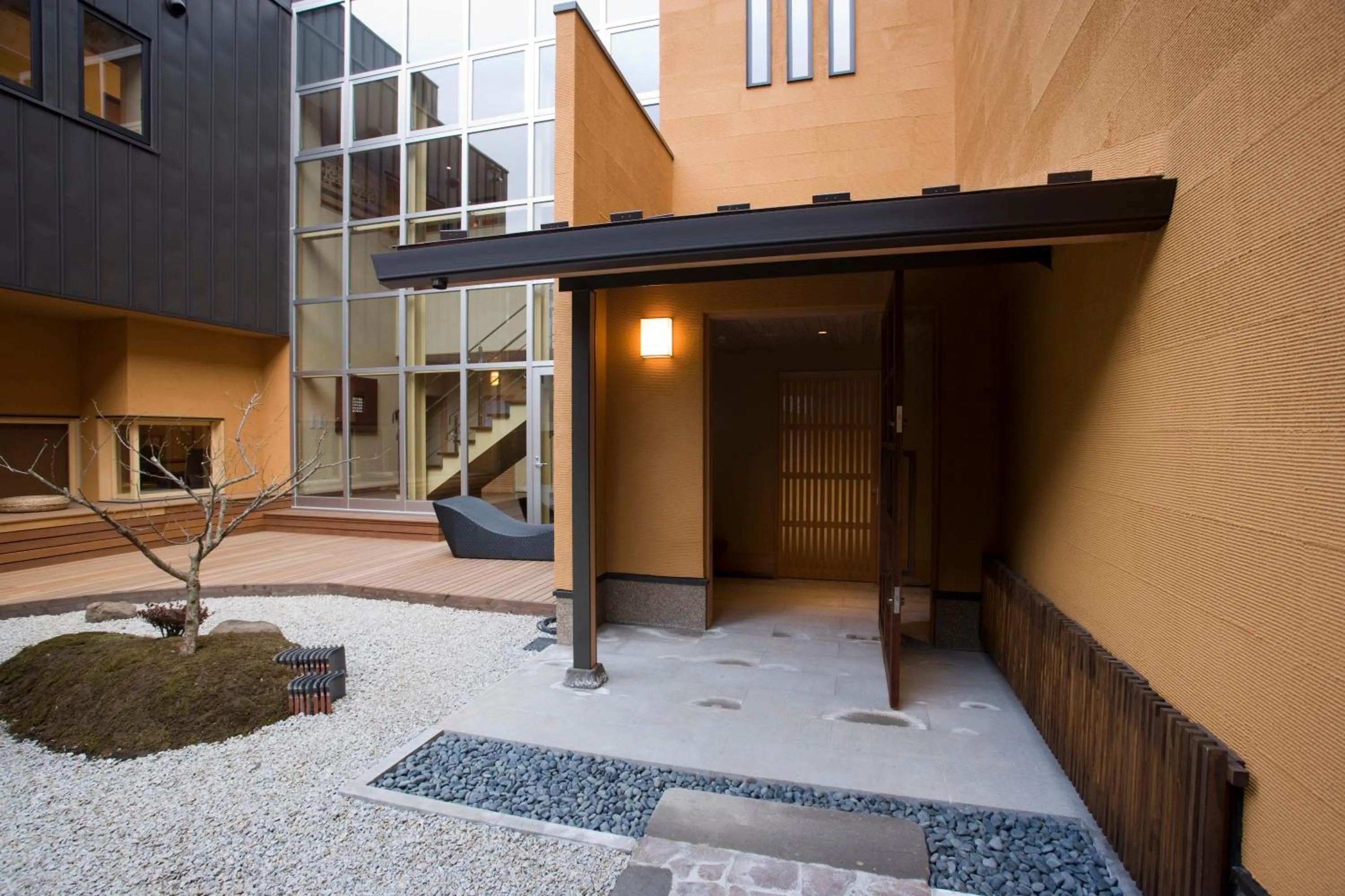 Facade/entrance in Onsen Ryokan Yamaki