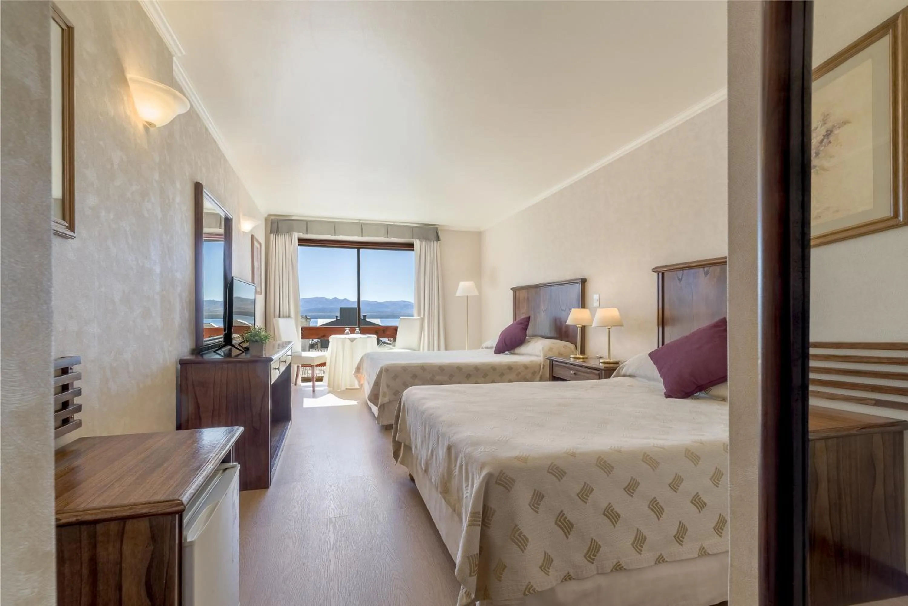 Bed in Soft Bariloche Hotel