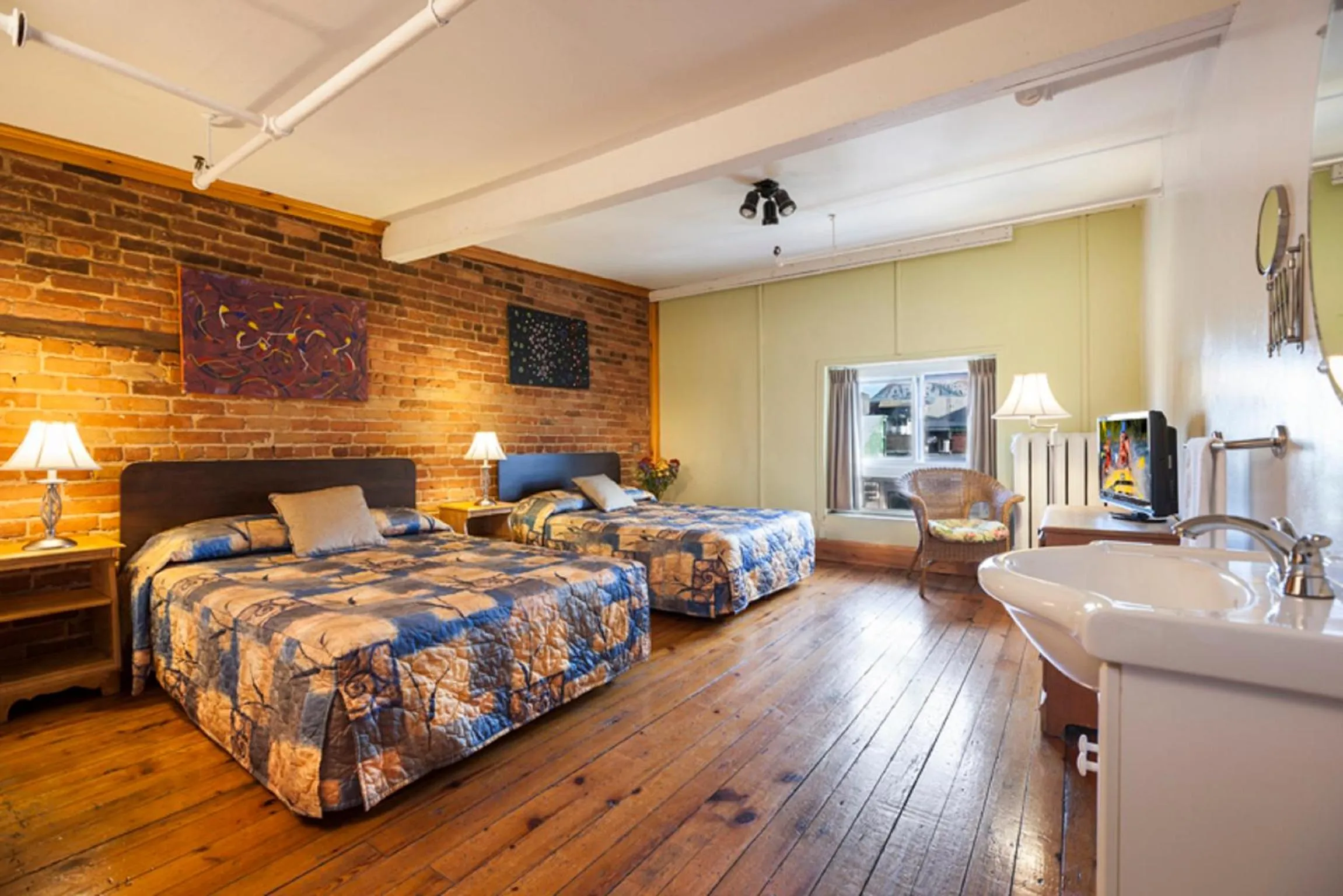 Bedroom, Bed in Hotel Abri du Voyageur