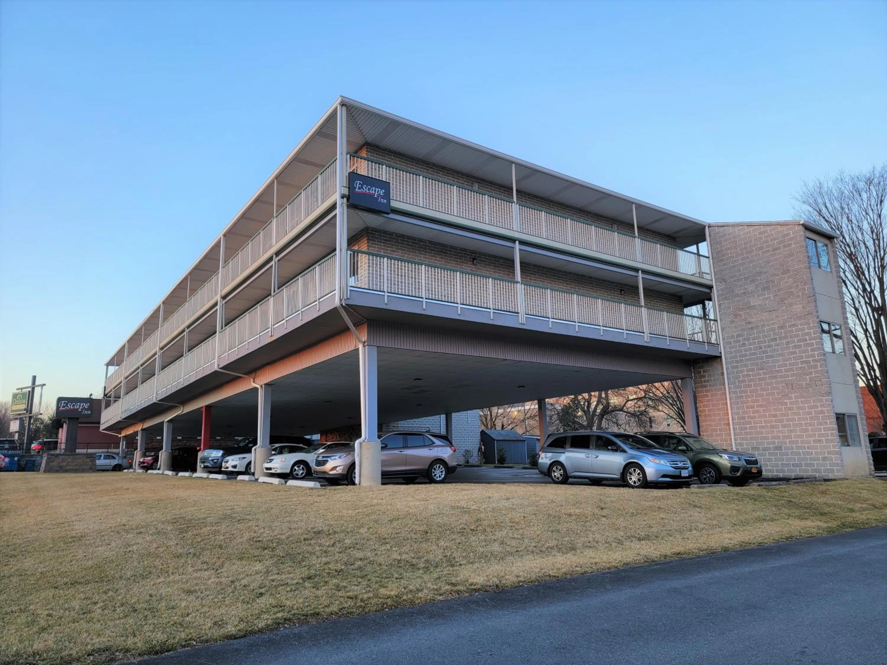 Property building in Escape Inn Hershey