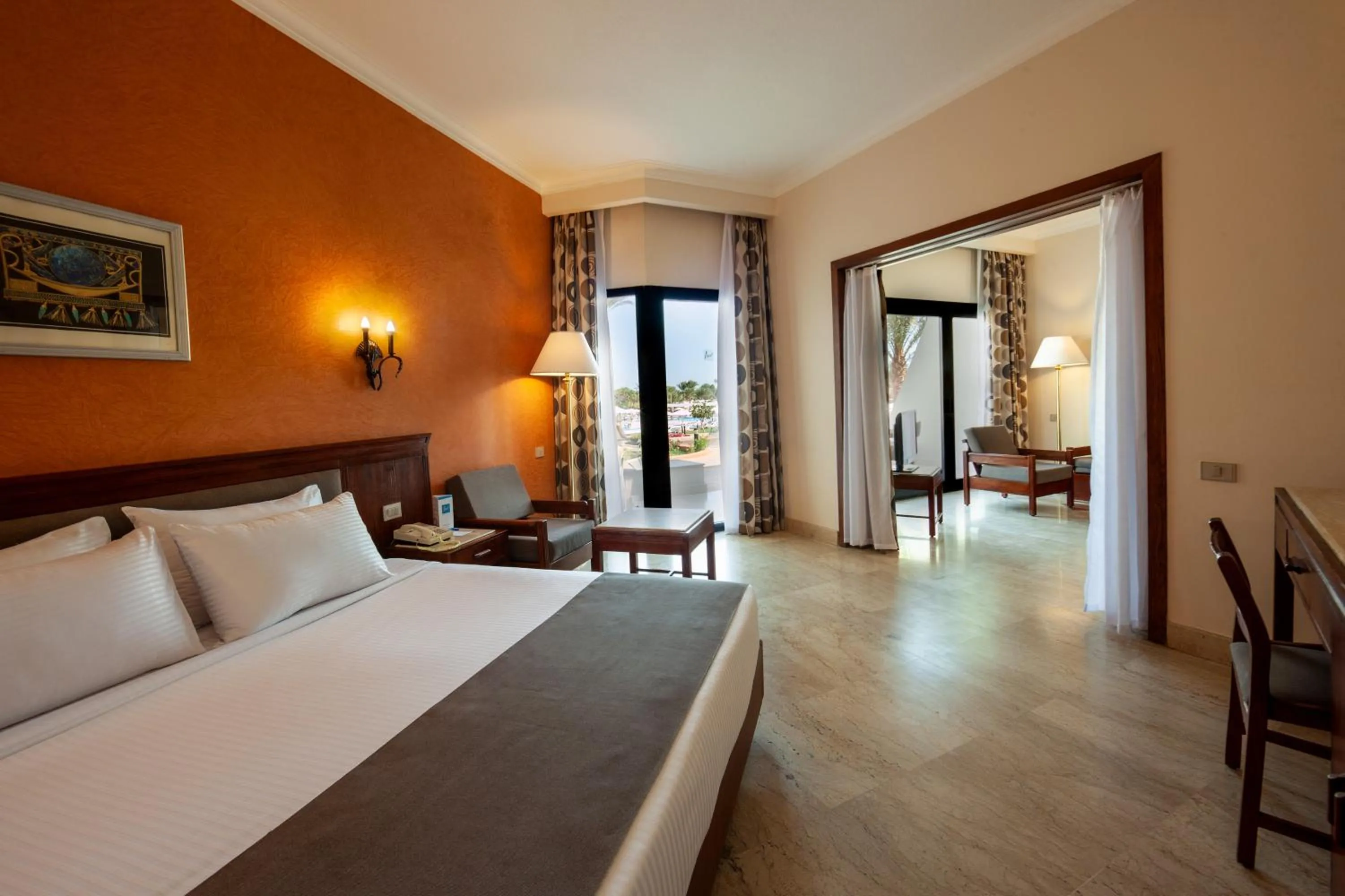 Bedroom, Bed in Pharaoh Azur Resort