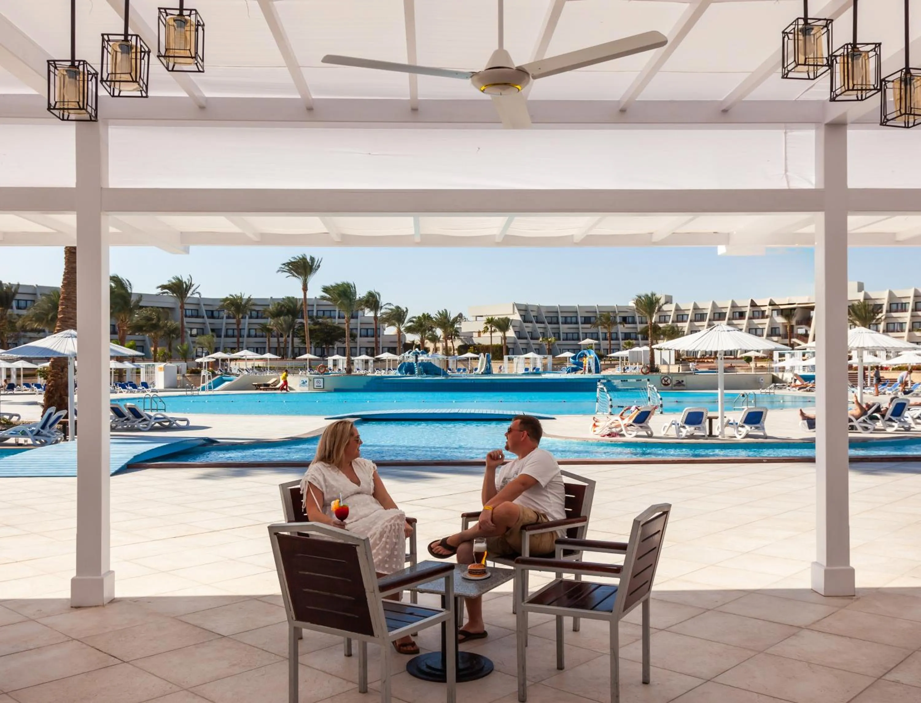 Pool view in Pharaoh Azur Resort