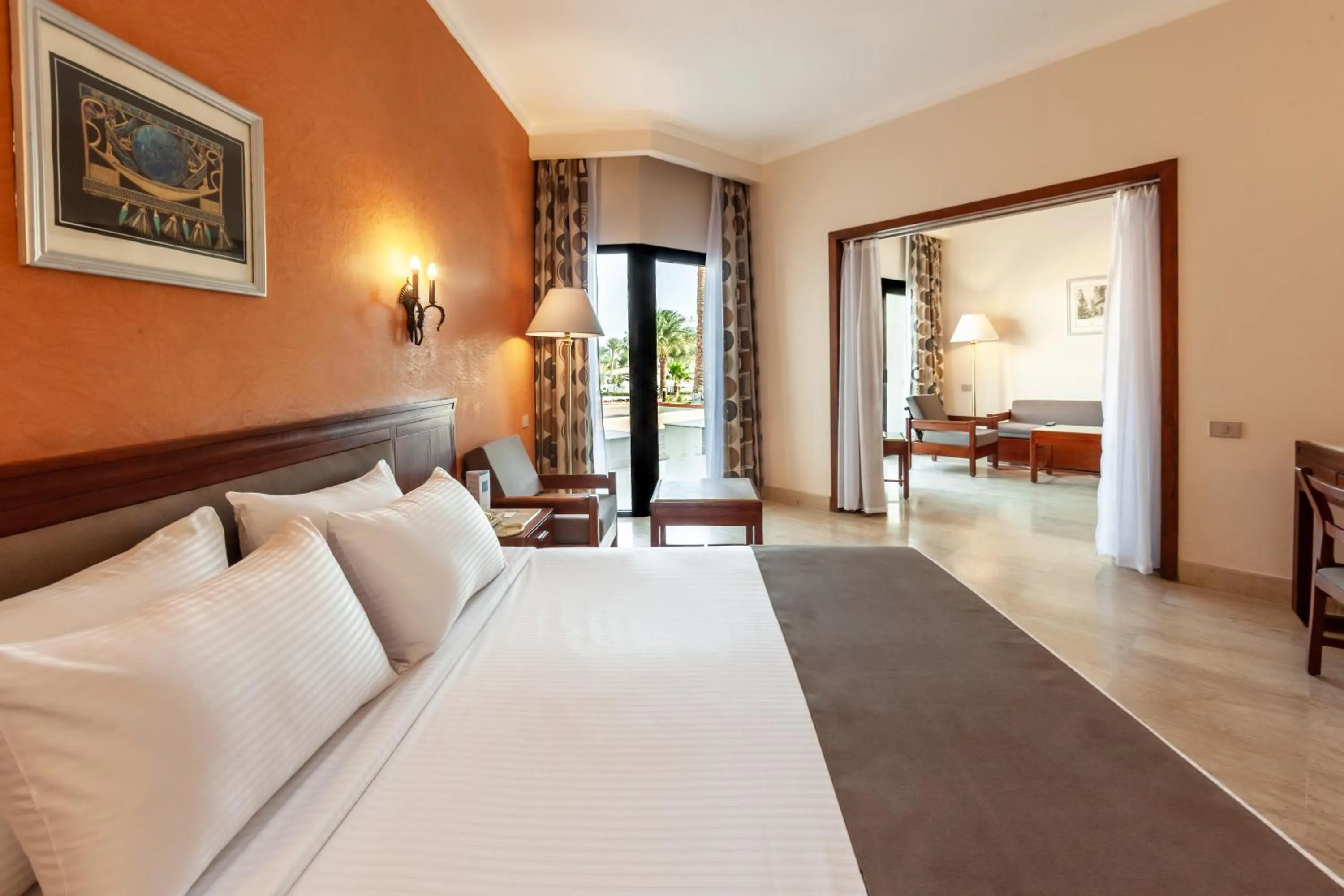 Bedroom, Bed in Pharaoh Azur Resort