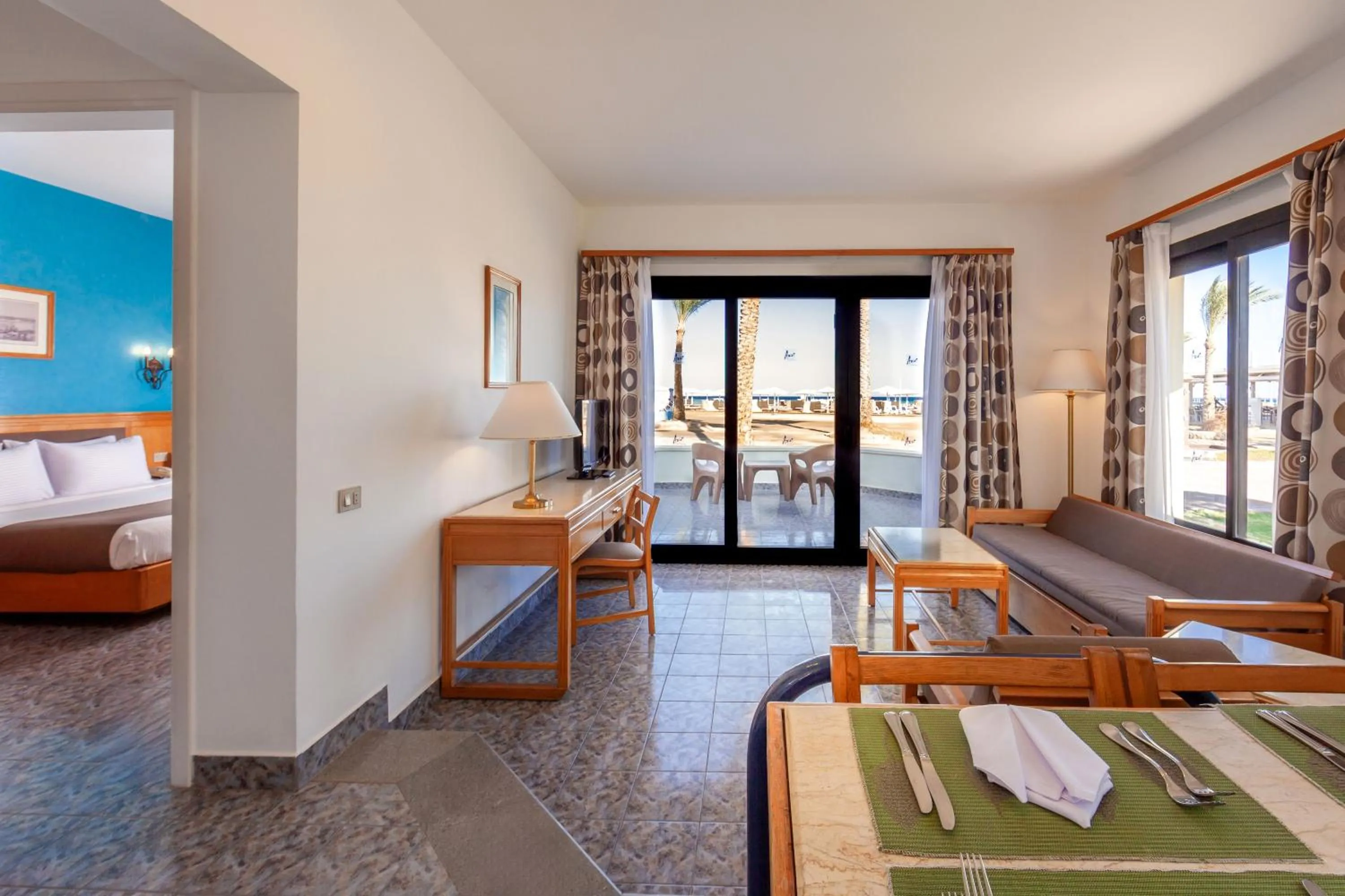 Photo of the whole room, Bed in Pharaoh Azur Resort