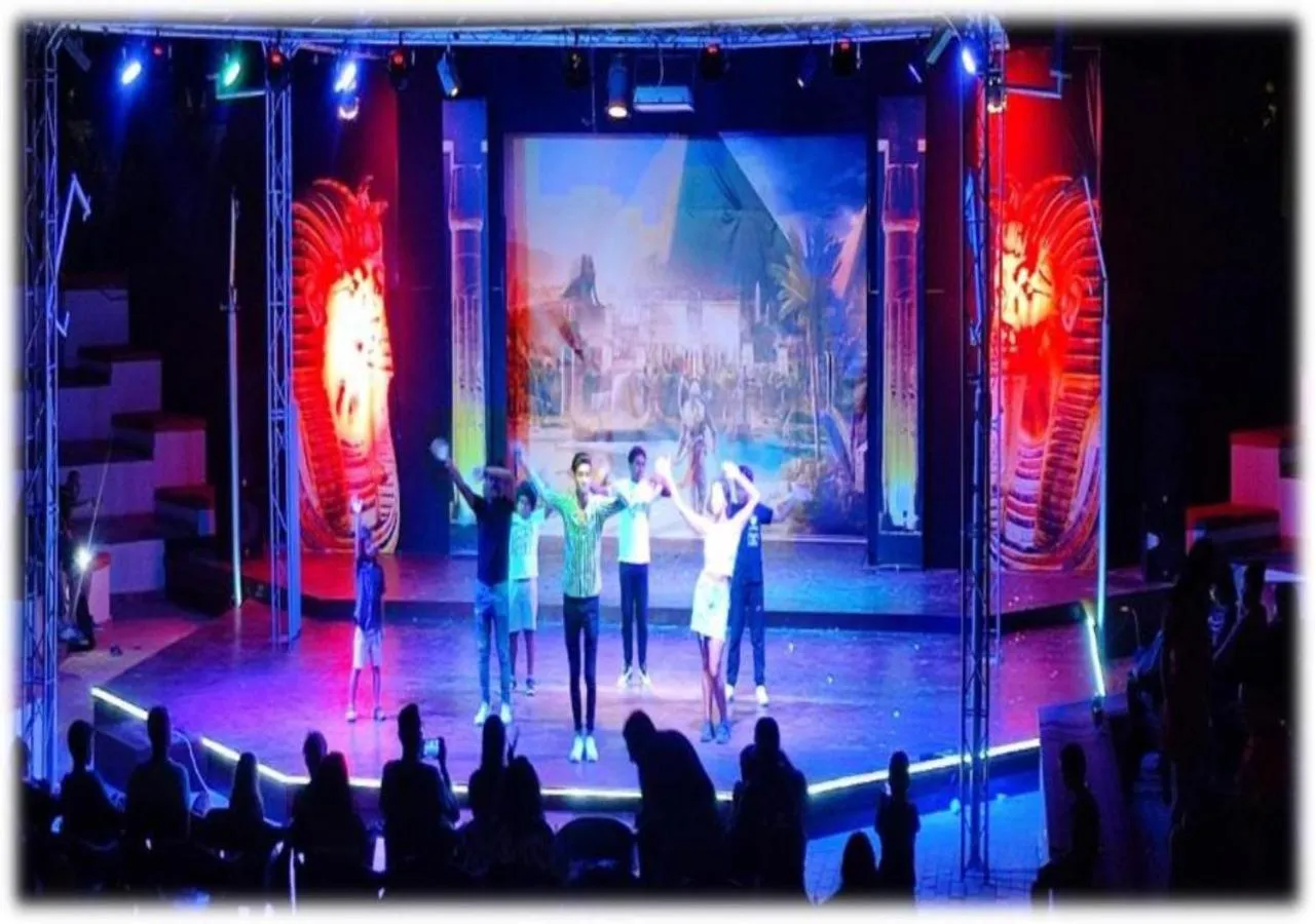 People in Pharaoh Azur Resort