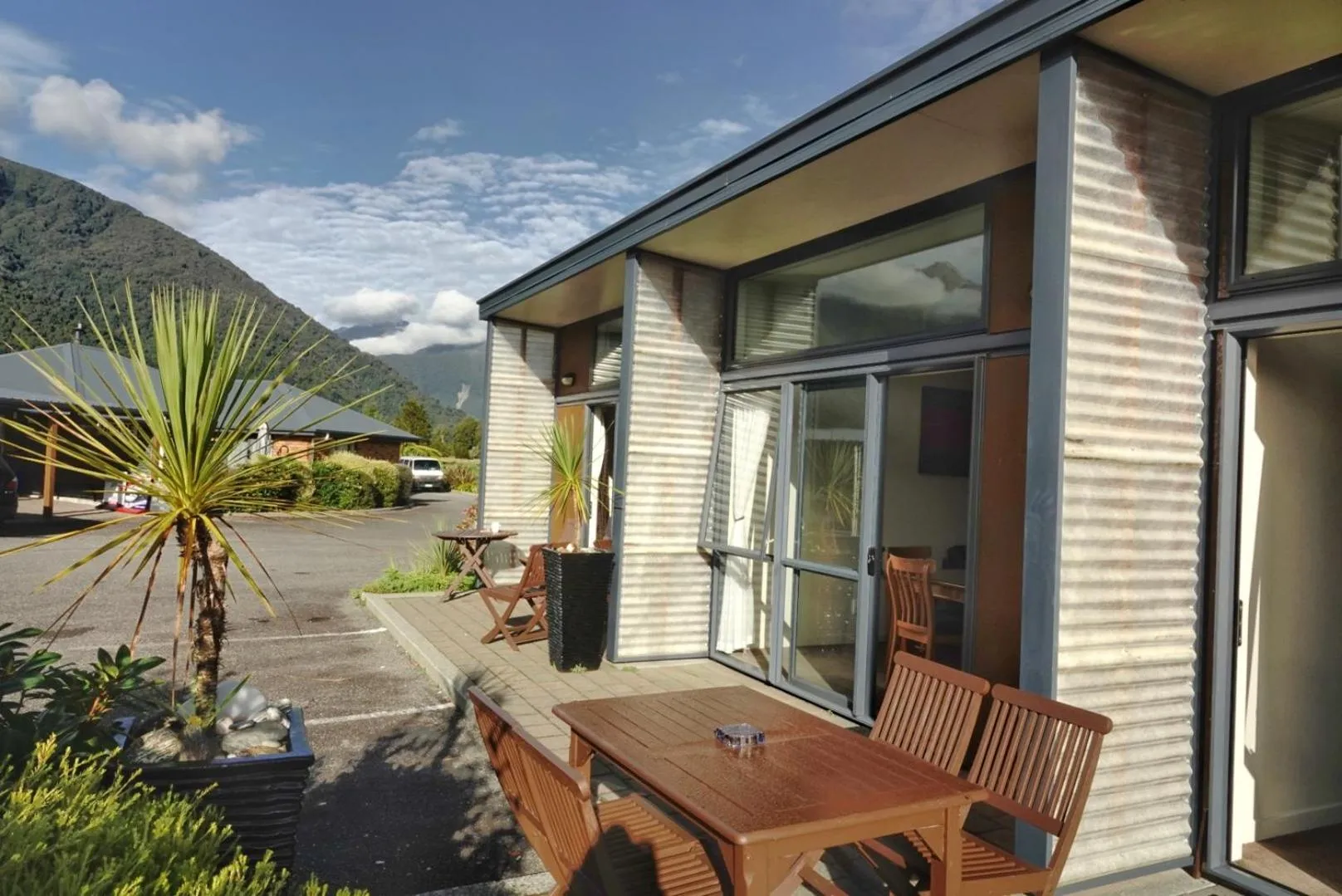 Patio in Sunset Motel