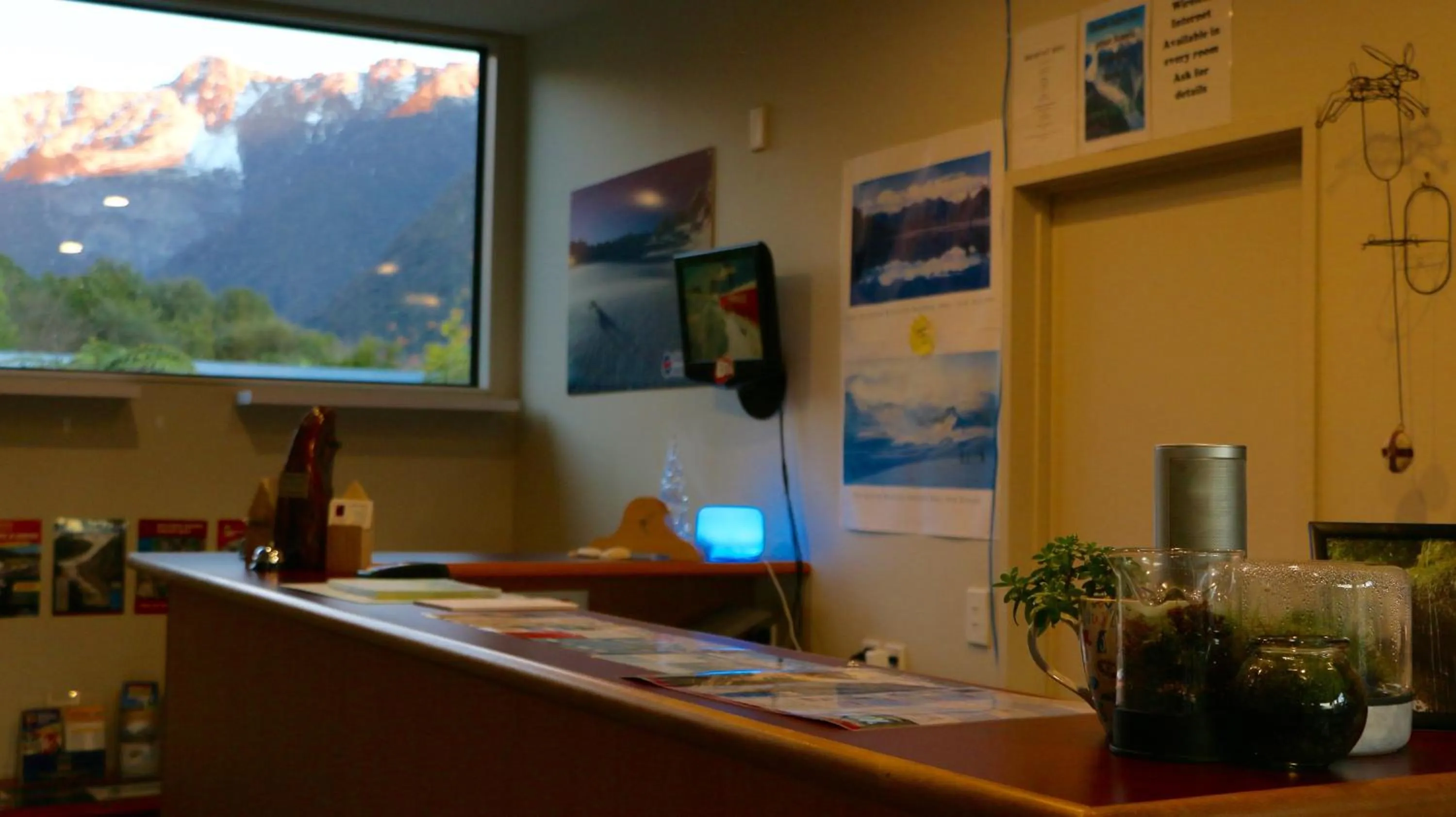 Lobby or reception in Sunset Motel