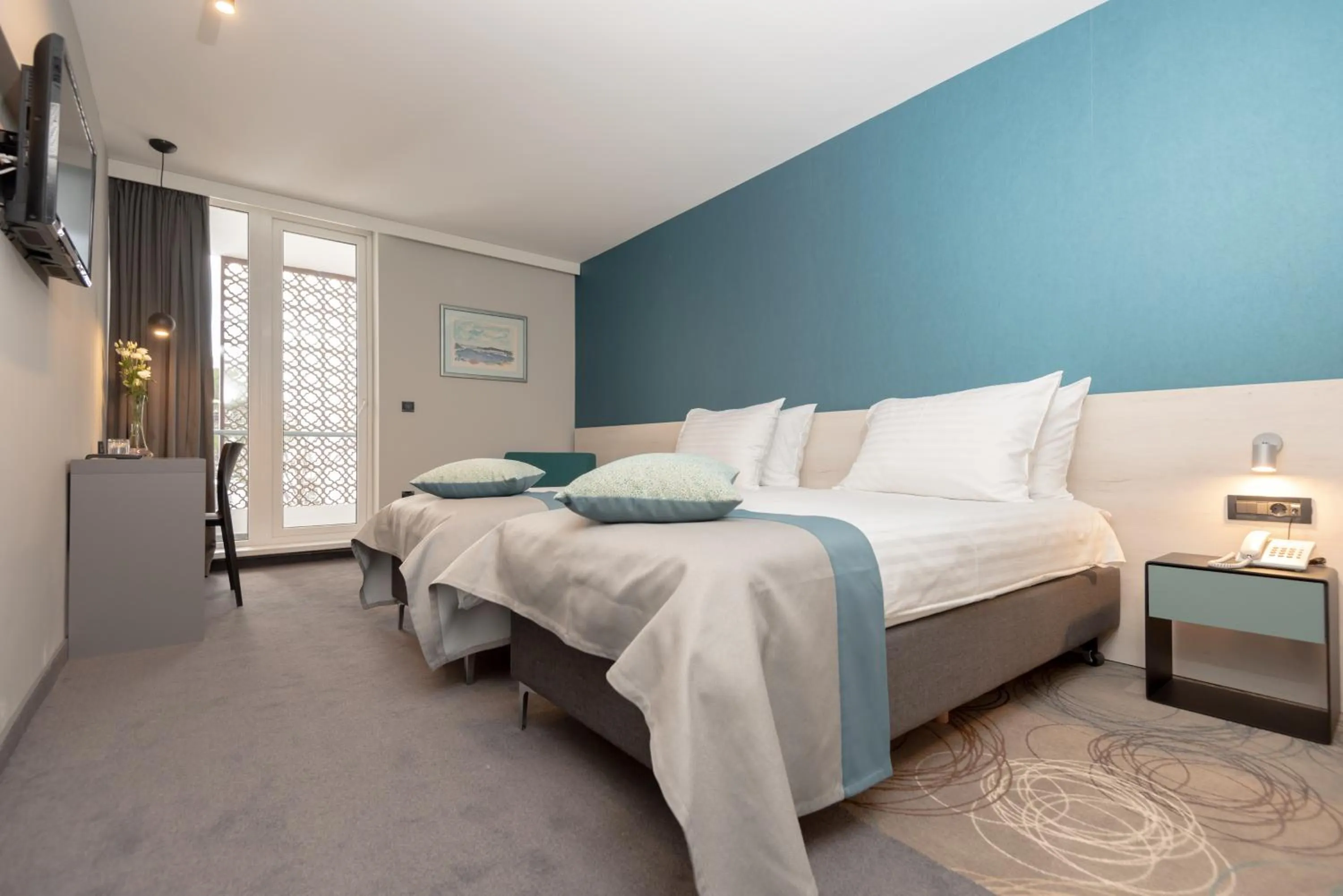 Bed in Hotel Kolovare