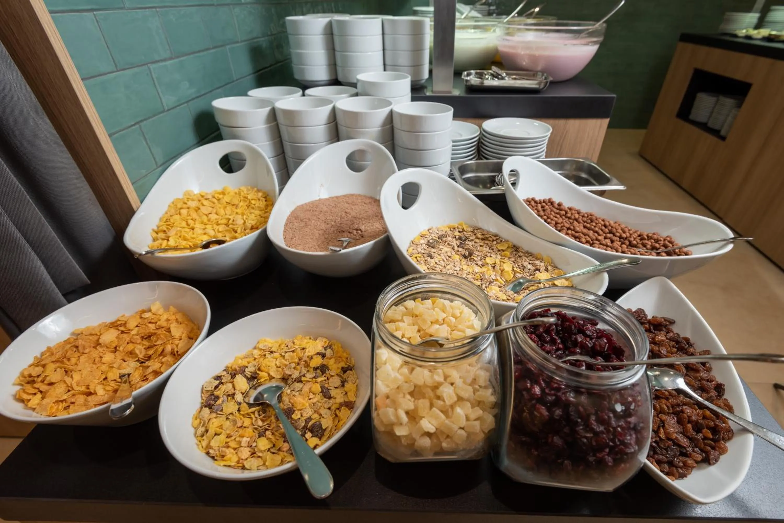 American breakfast in Hotel Kolovare