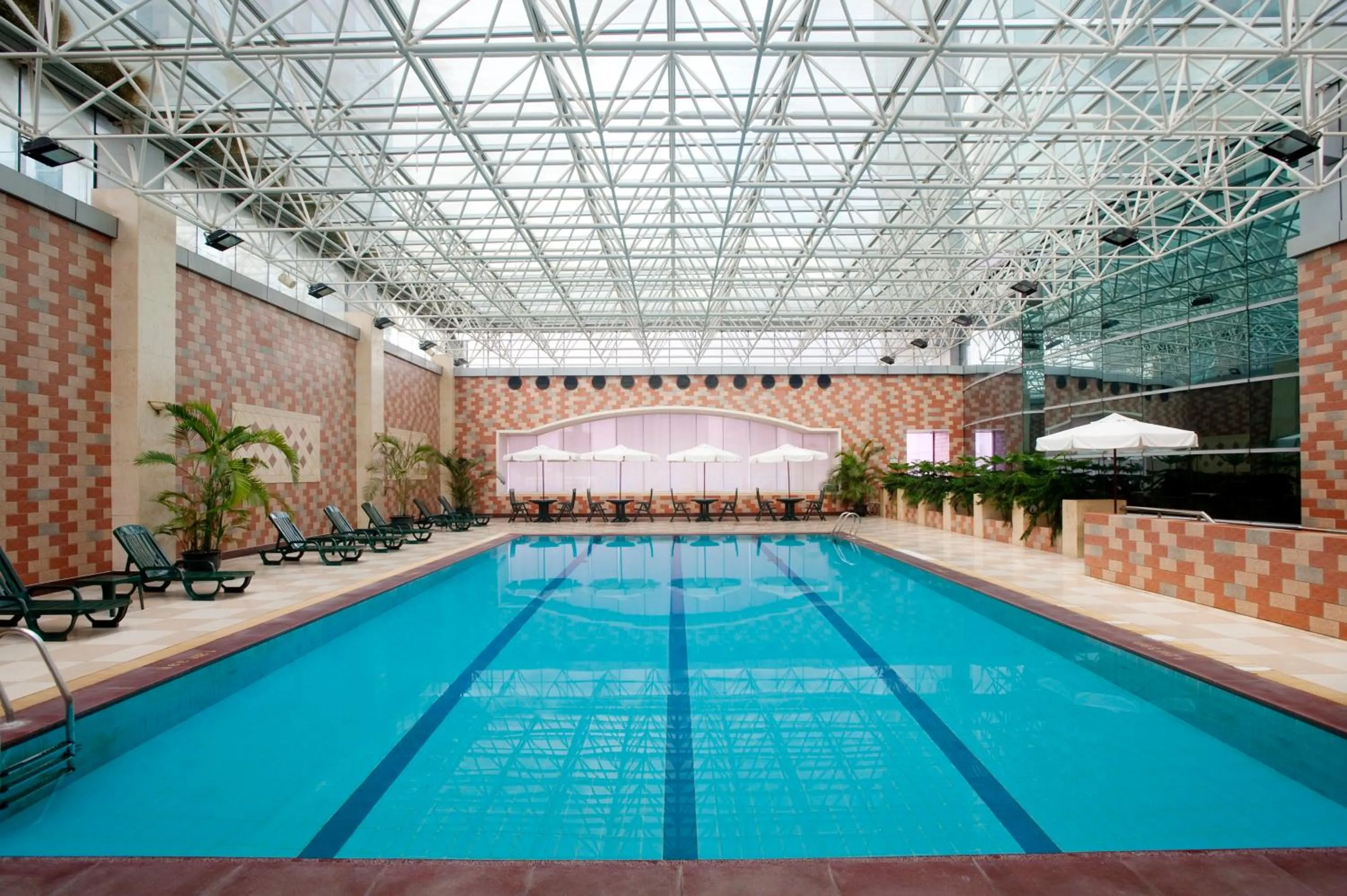 Swimming pool in Holiday Inn Shanghai Pudong by IHG