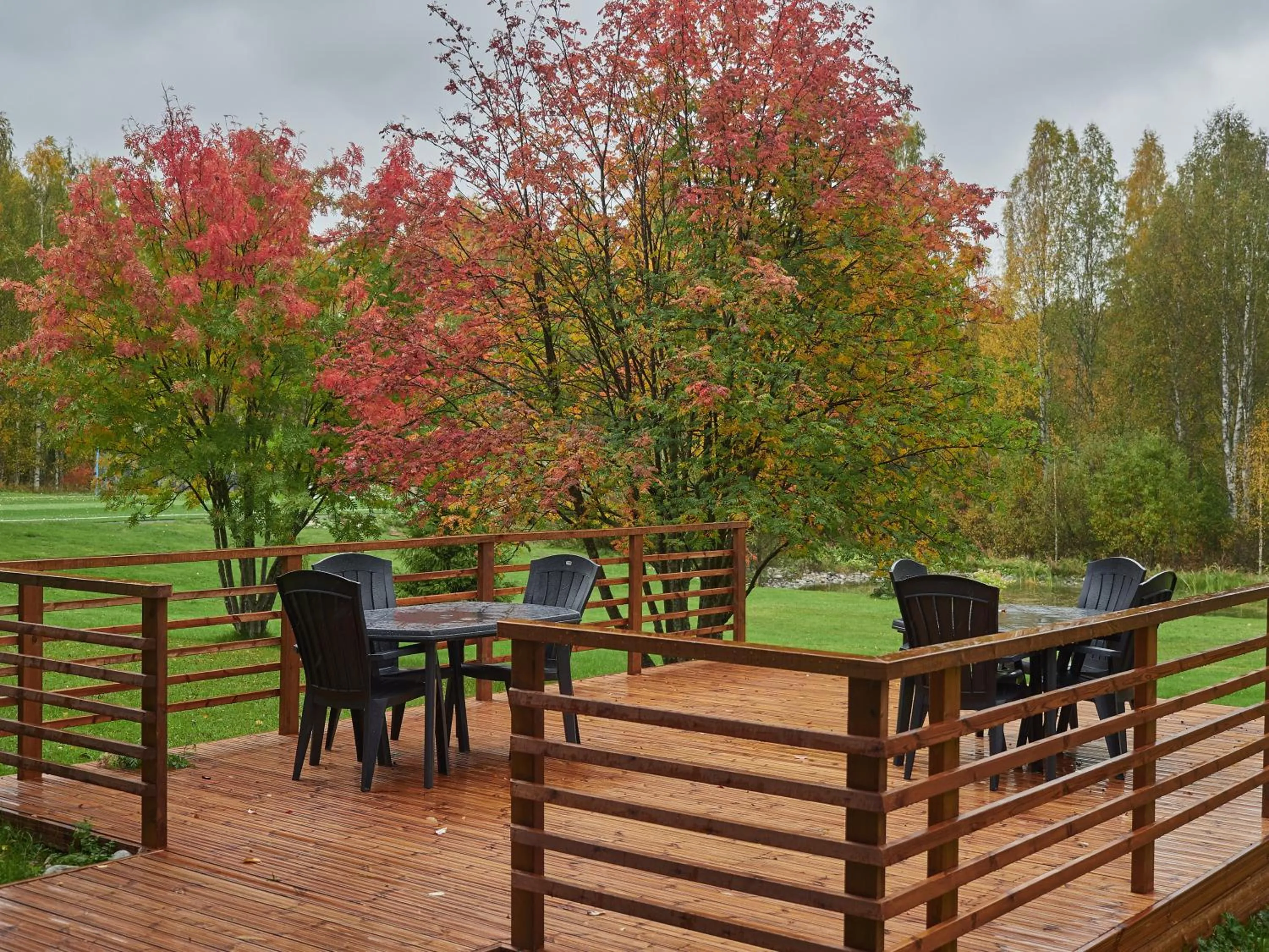 Balcony/Terrace in Hotelli Pielinen