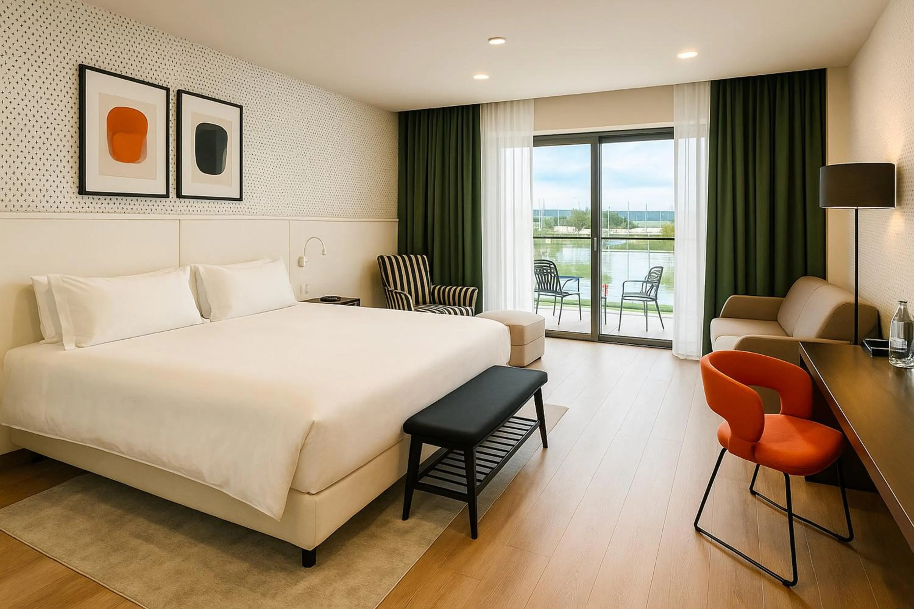 Photo of the whole room, Bed in voco Nola - Naples Vulcano Buono by IHG