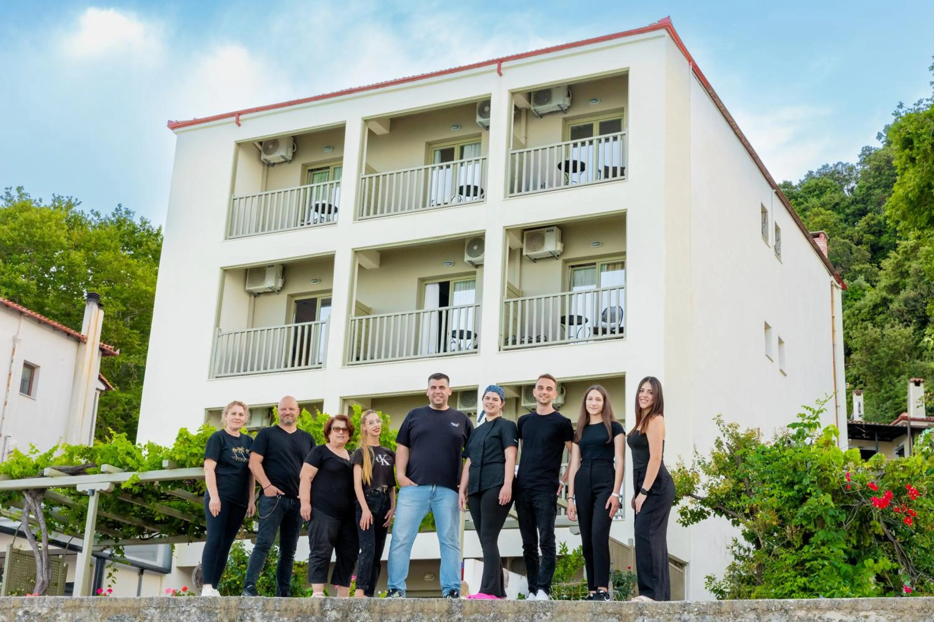 Staff in Kenta Beach Hotel