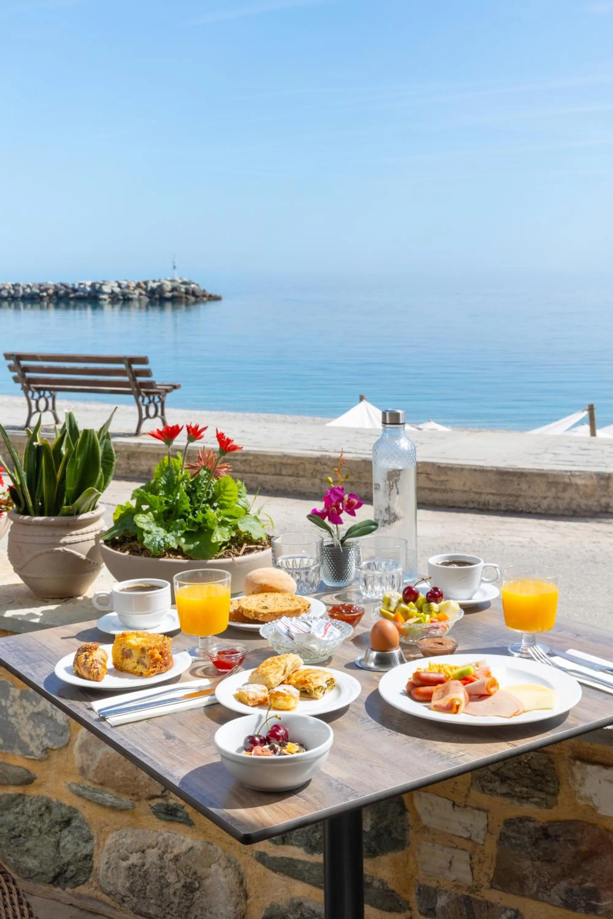 Breakfast in Kenta Beach Hotel