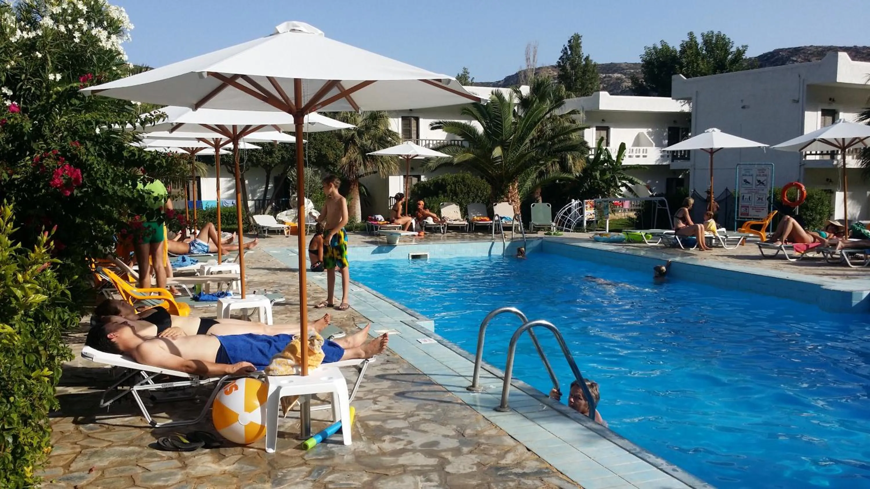 Pool view in Valley Village