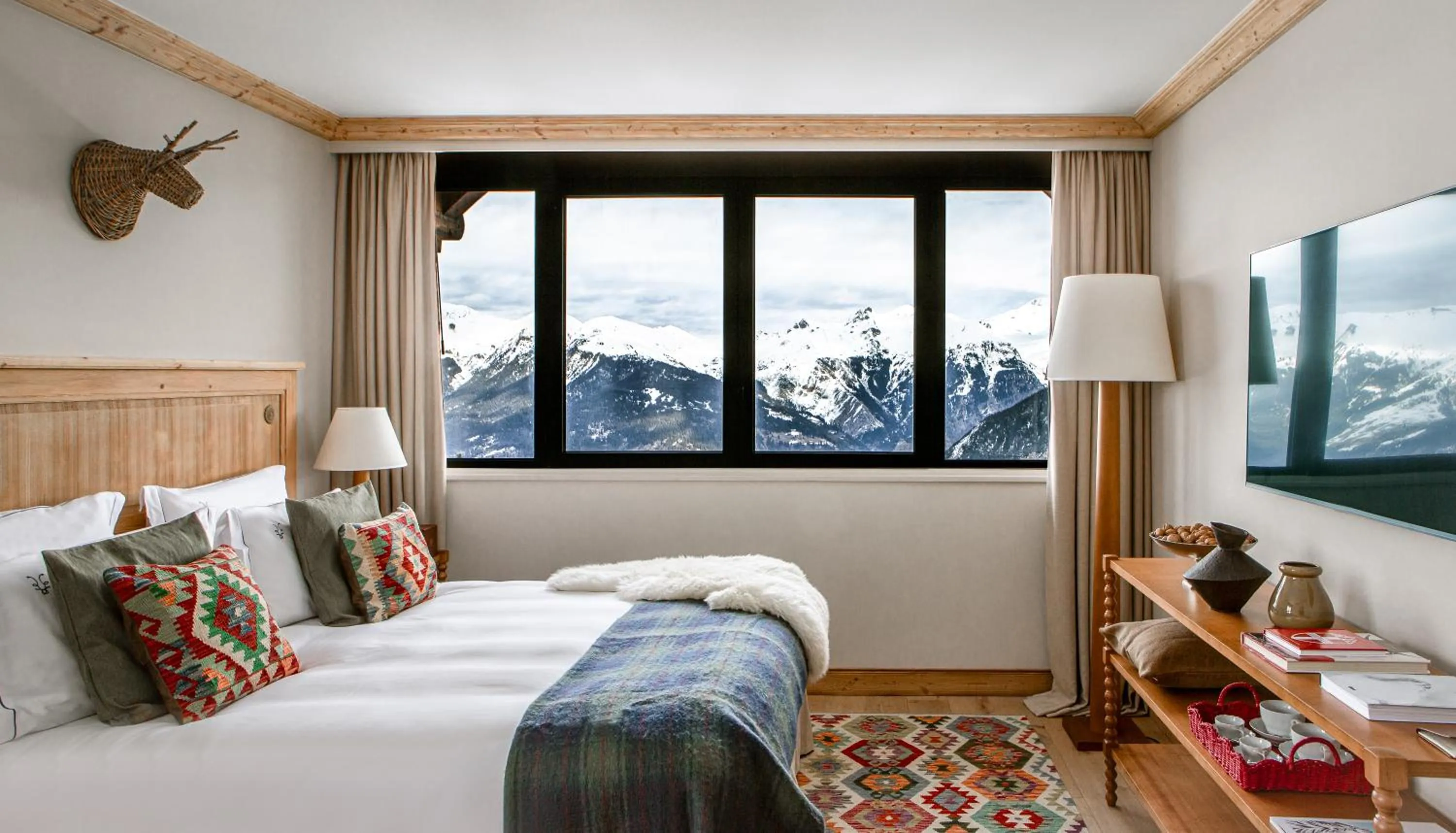 Bed in Alpes Hôtel du Pralong