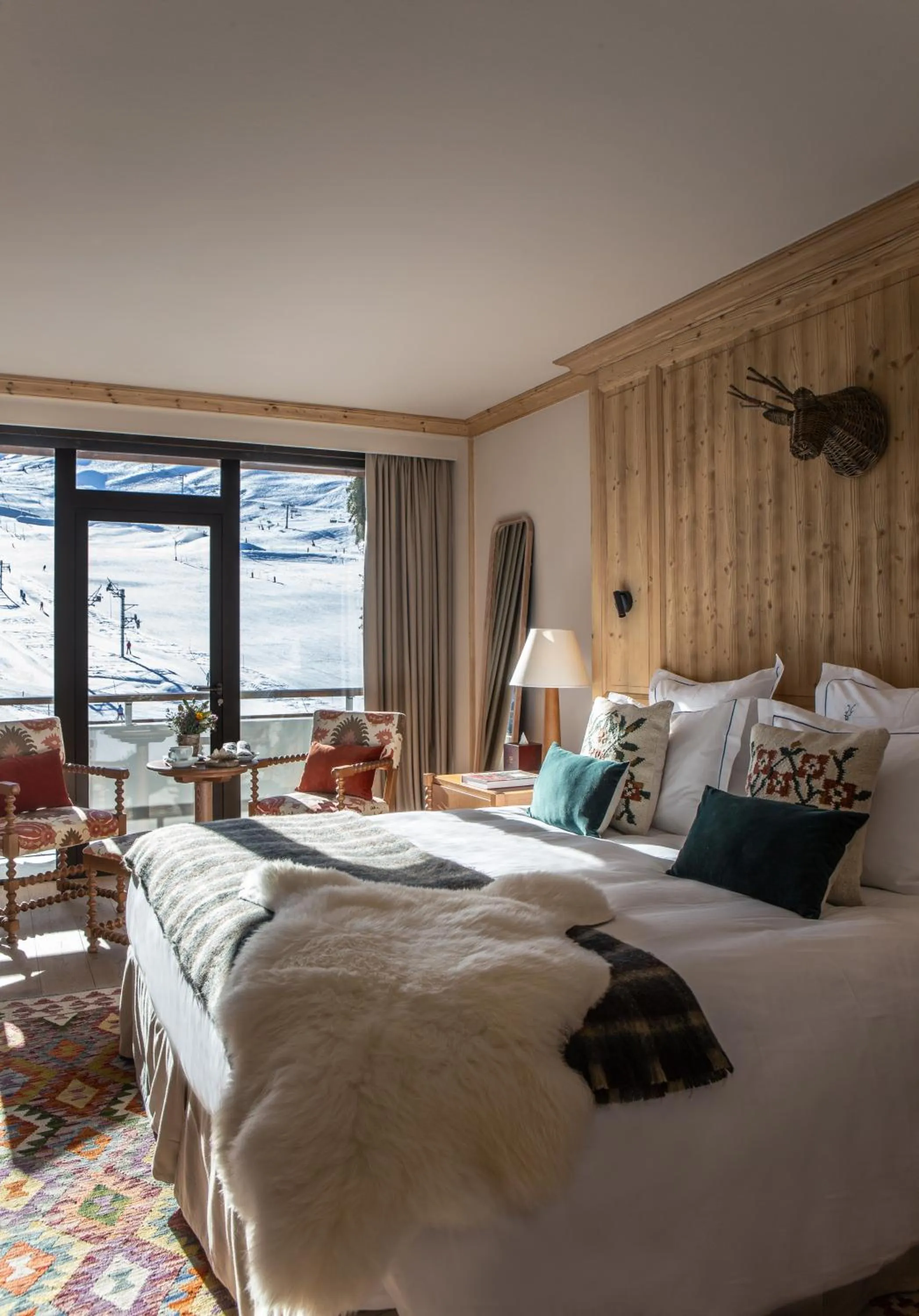 Deluxe Double or Twin Room with Mountain View - single occupancy in Alpes Hôtel du Pralong