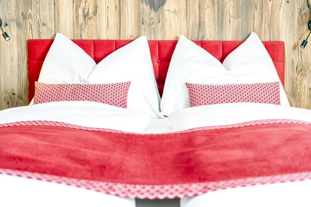 Bedroom, Bed in Hotel Schörhof