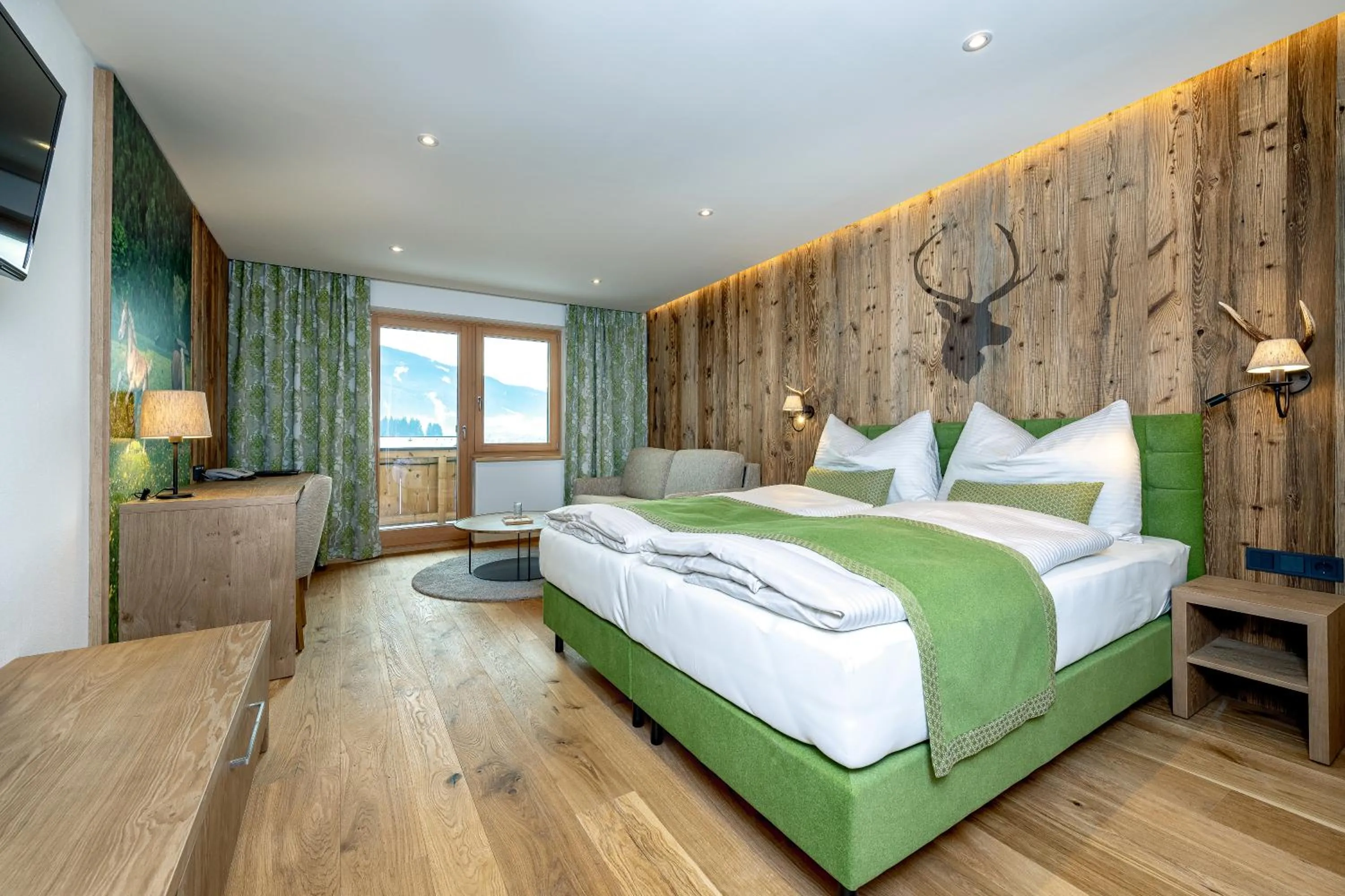 Photo of the whole room, Bed in Hotel Schörhof