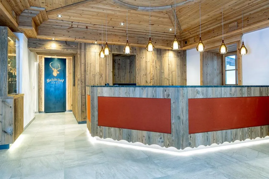 Lobby or reception in Hotel Schörhof