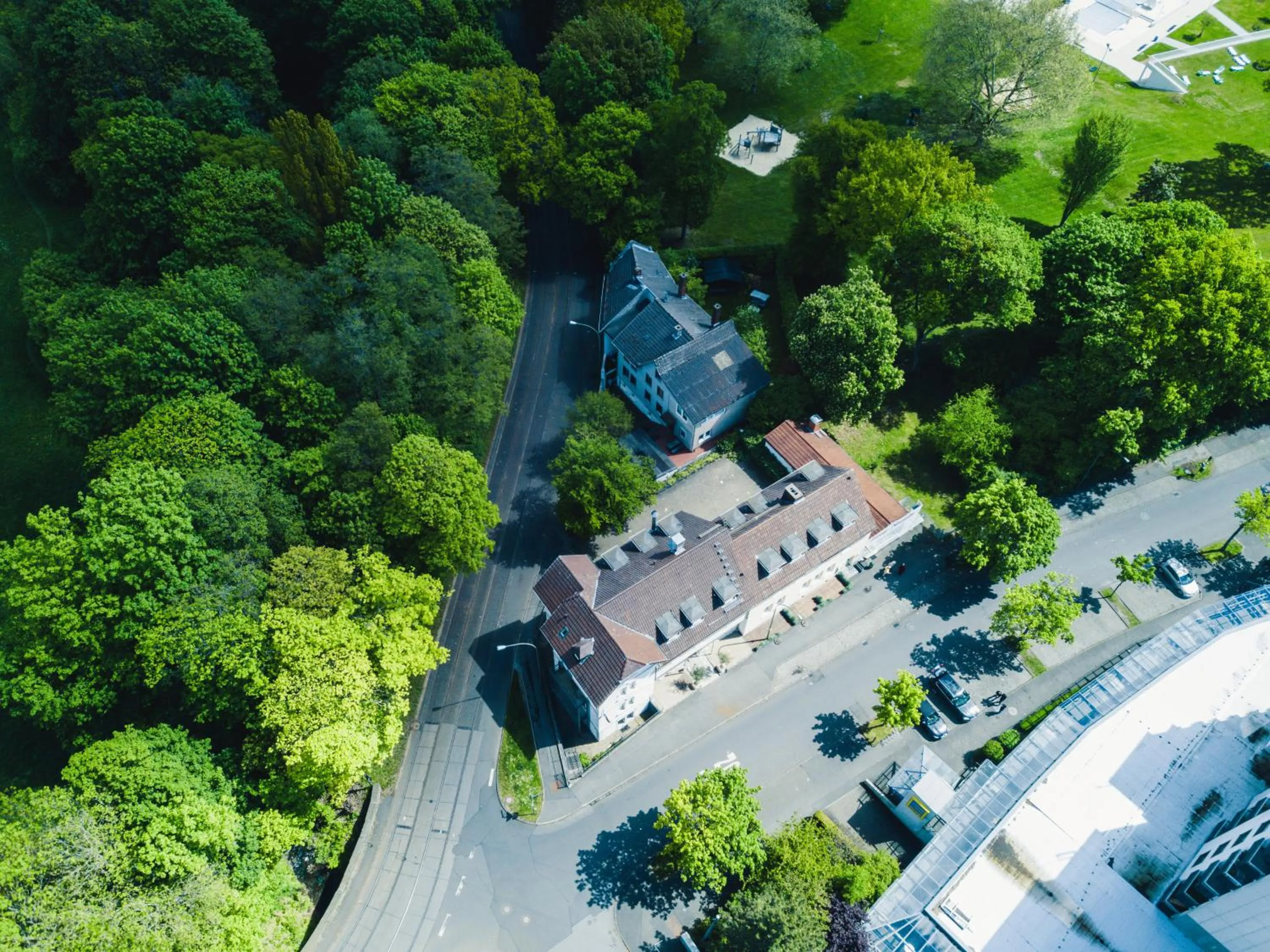 Bird's eye view in Hotel Palmenbad