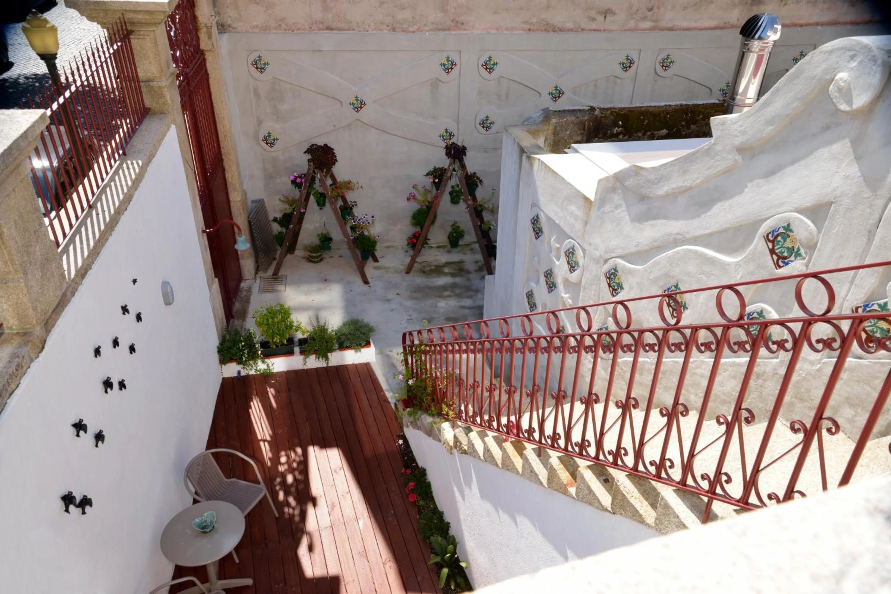Garden view in Dukes Corner Guest House