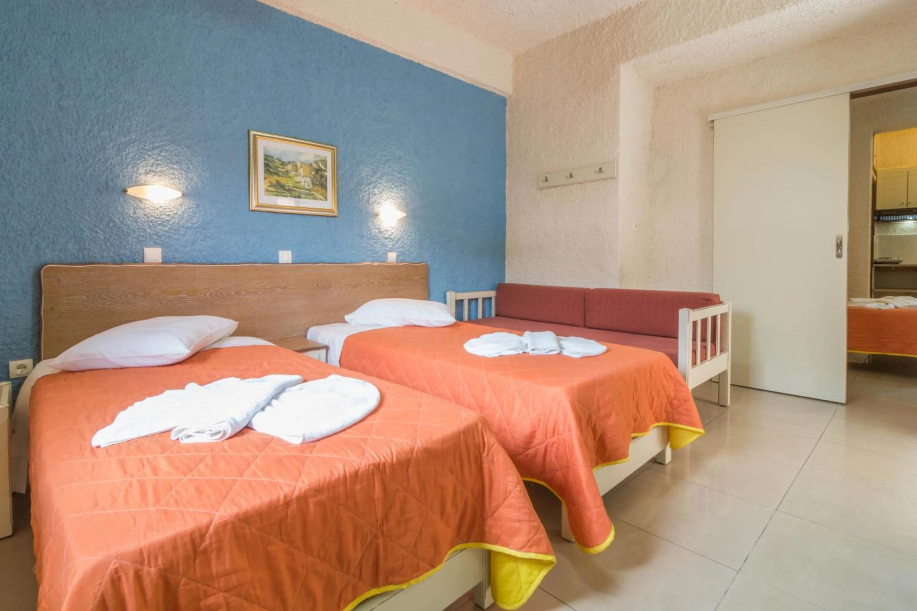 Bedroom, Bed in Lito Apartments Paleochora