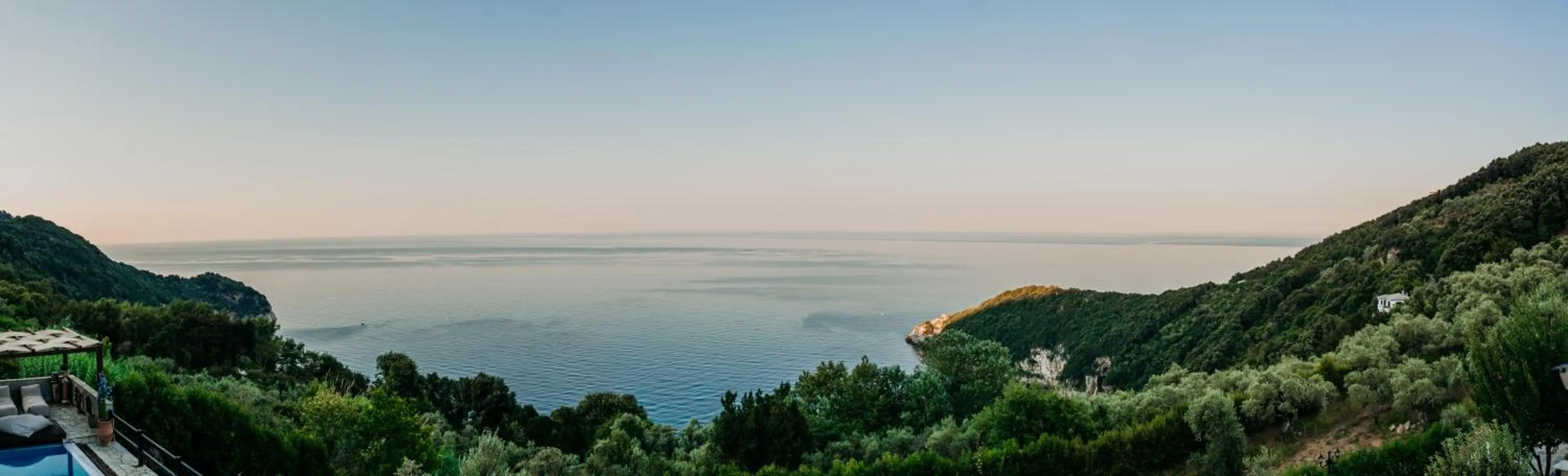 Sea view in Elysian Luxury Villa Pelion