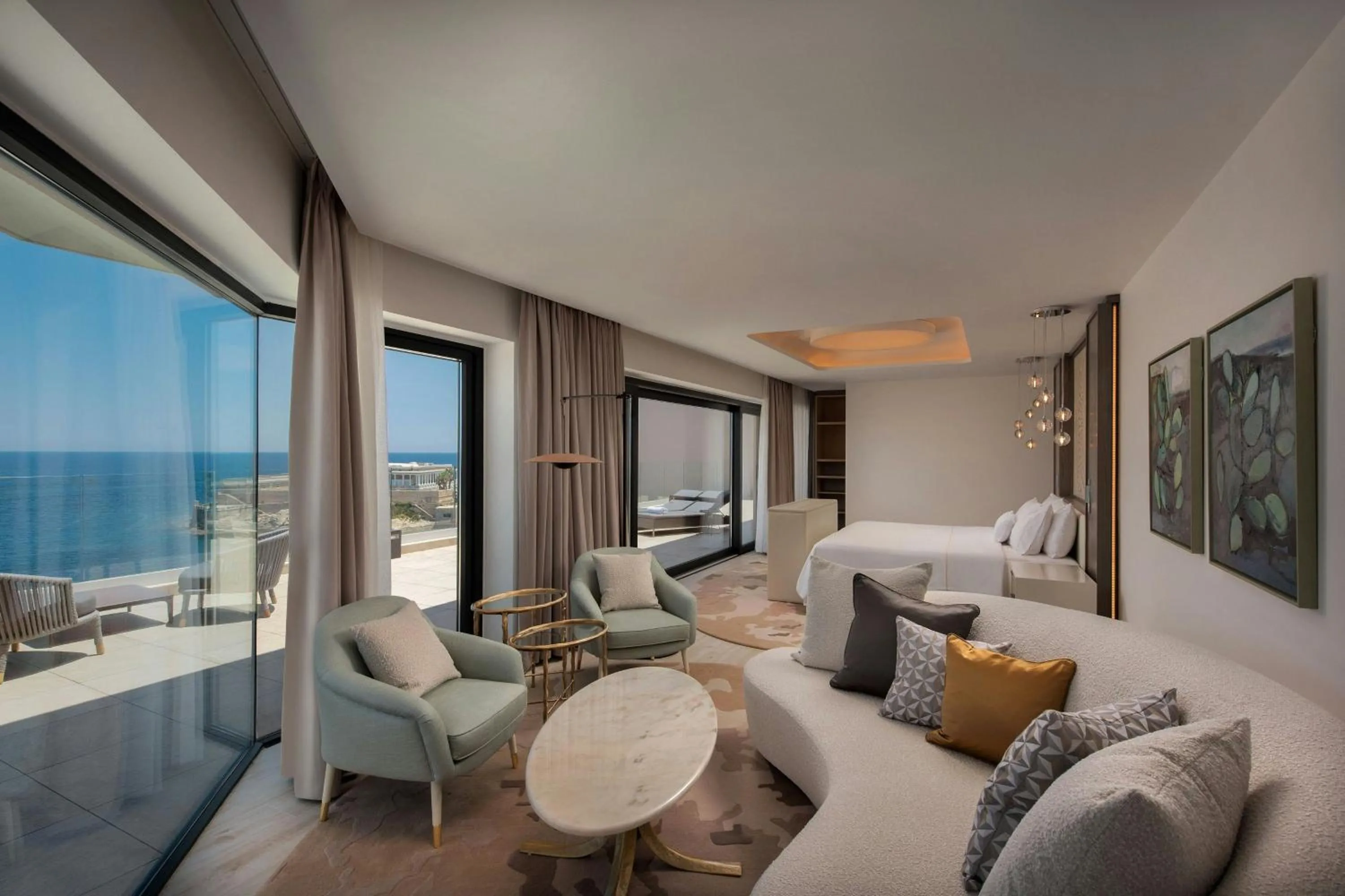 Bedroom in The Westin Dragonara Resort, Malta