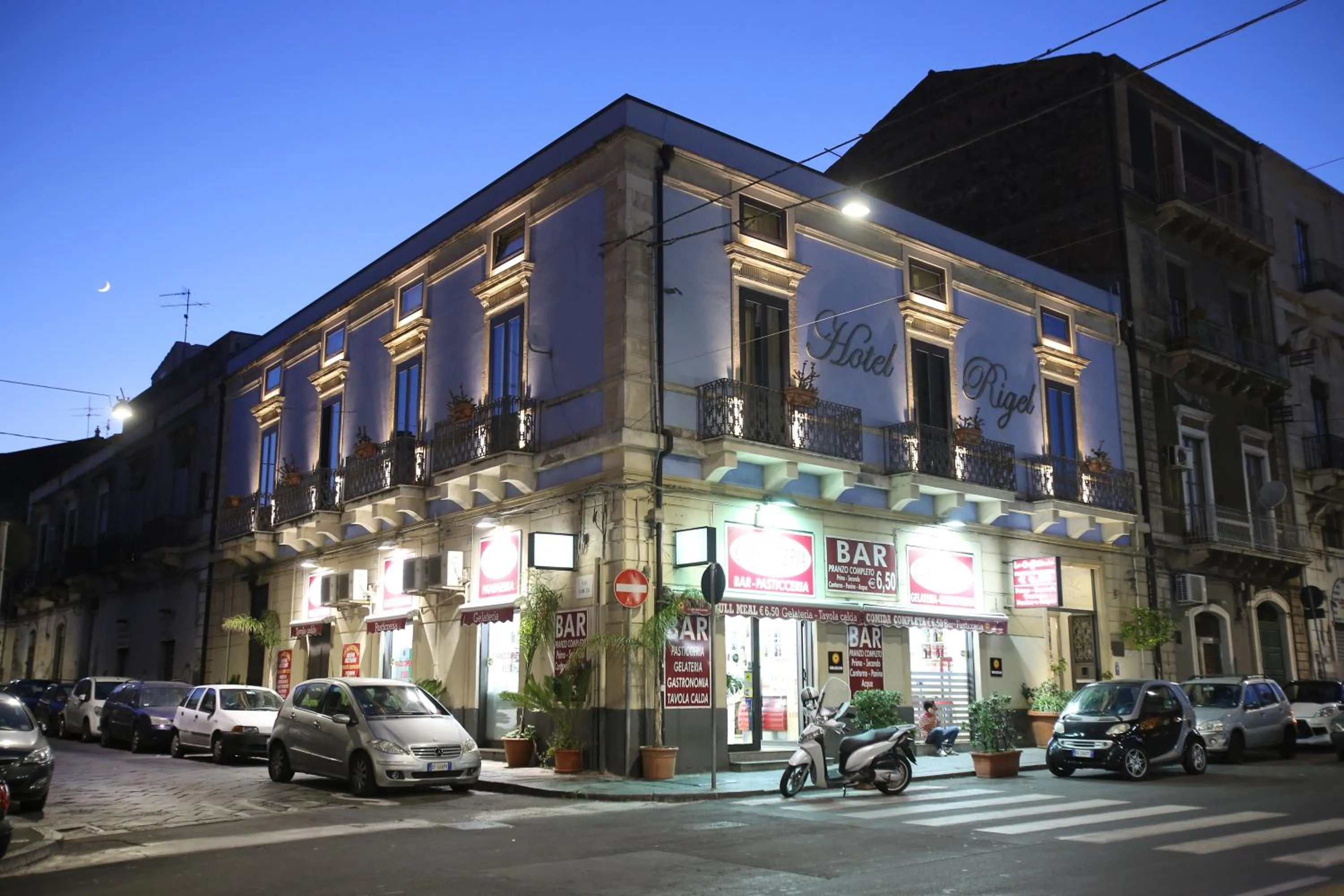Property building in Rigel Hotel