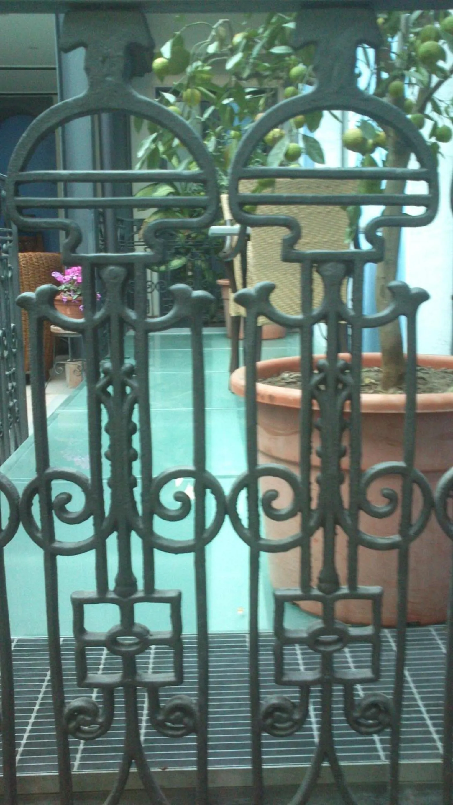 Decorative detail in Rigel Hotel