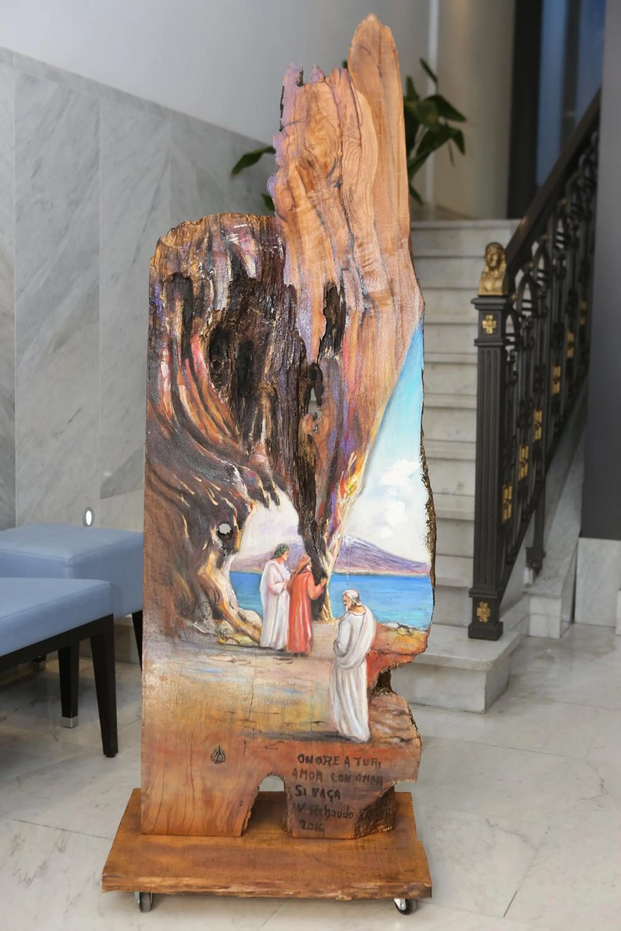 Decorative detail in Rigel Hotel