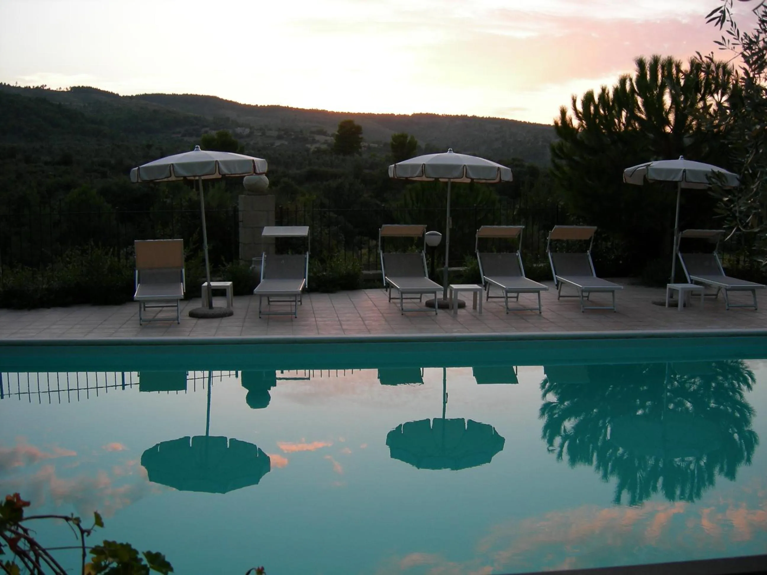 Pool view in Agriturismo Fara del Falco
