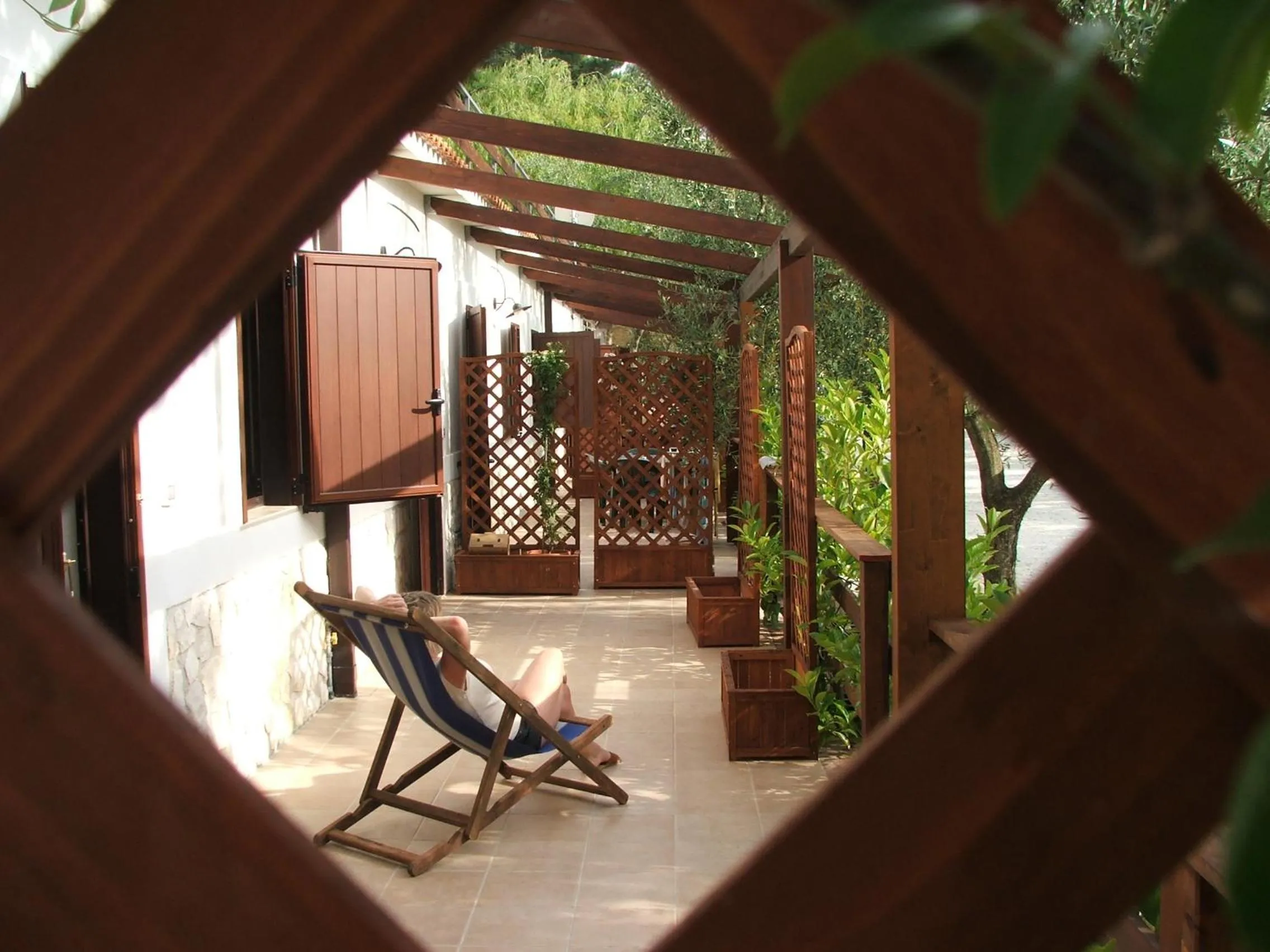 Patio in Agriturismo Fara del Falco