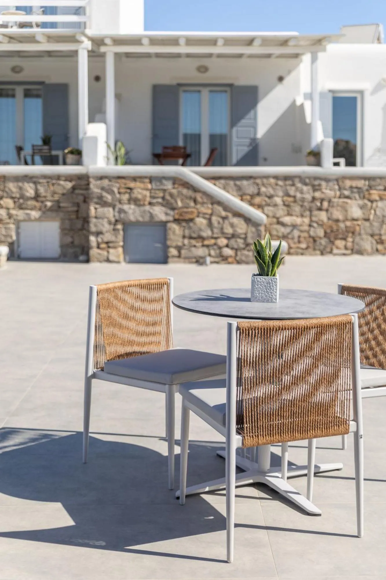 Patio in Sea Wind Villas and Suites