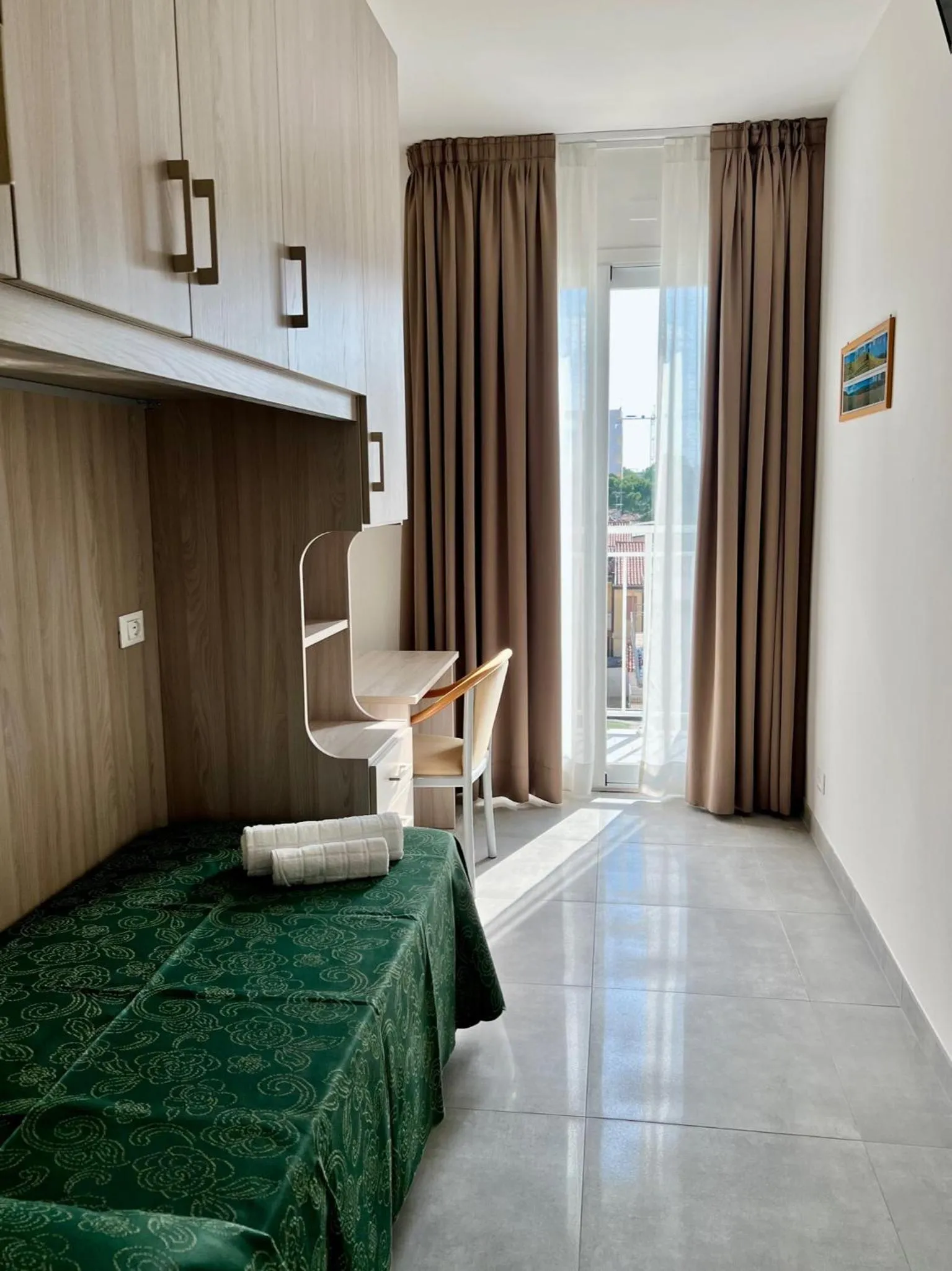 Bed in Hotel Terramare