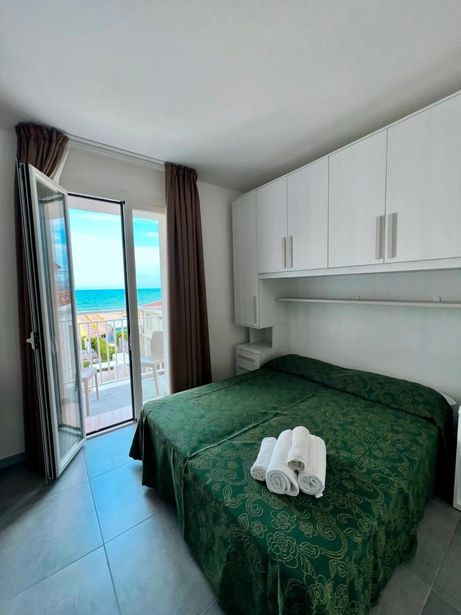 Bed in Hotel Terramare