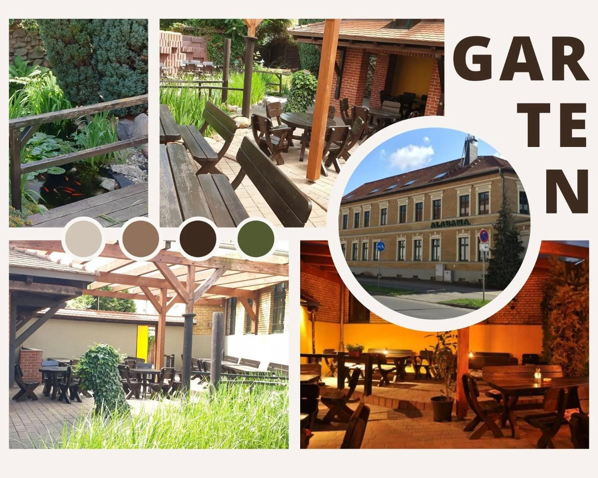 Garden in Pension Alabama