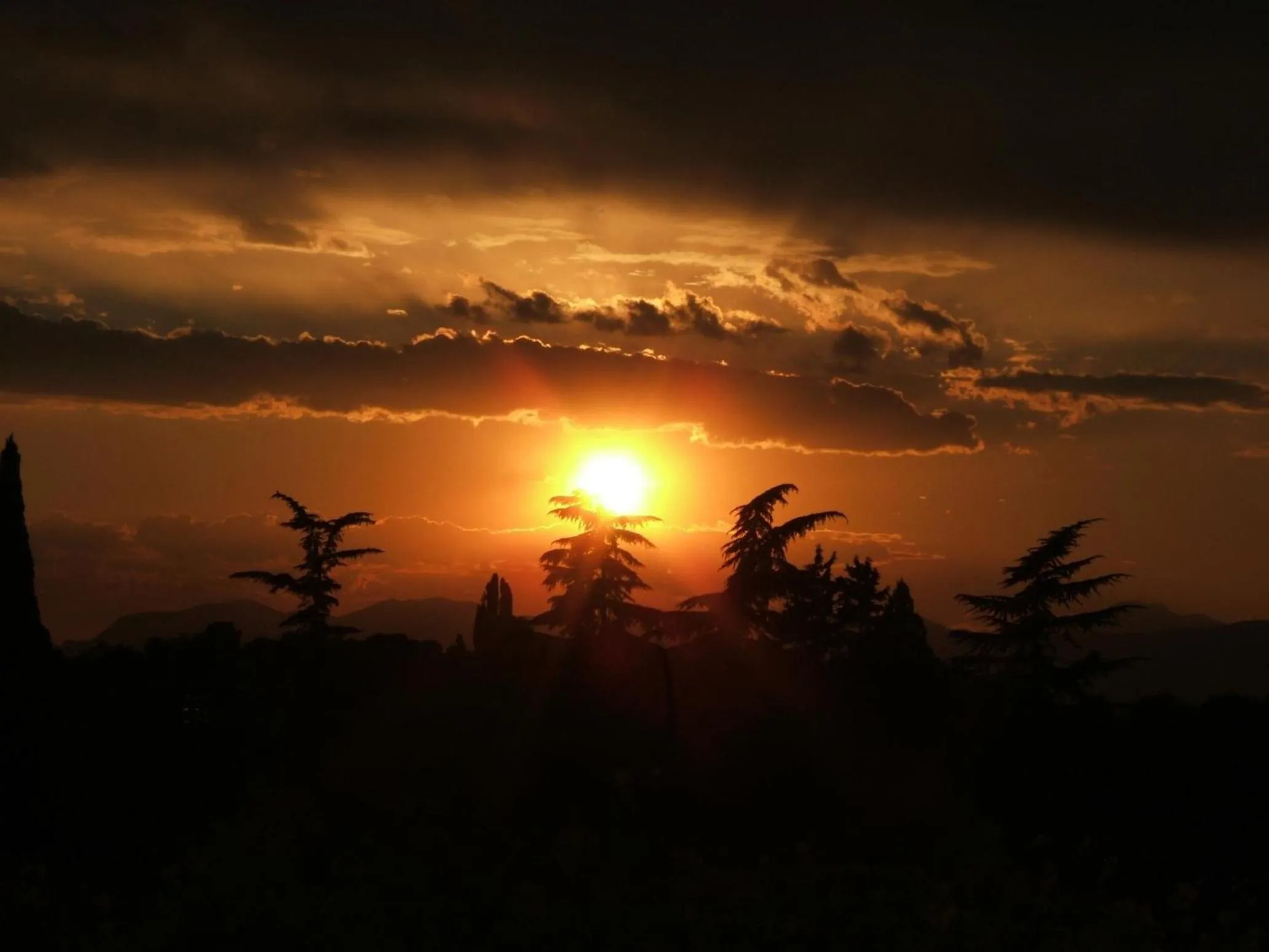 Garden view in Relais des Roches