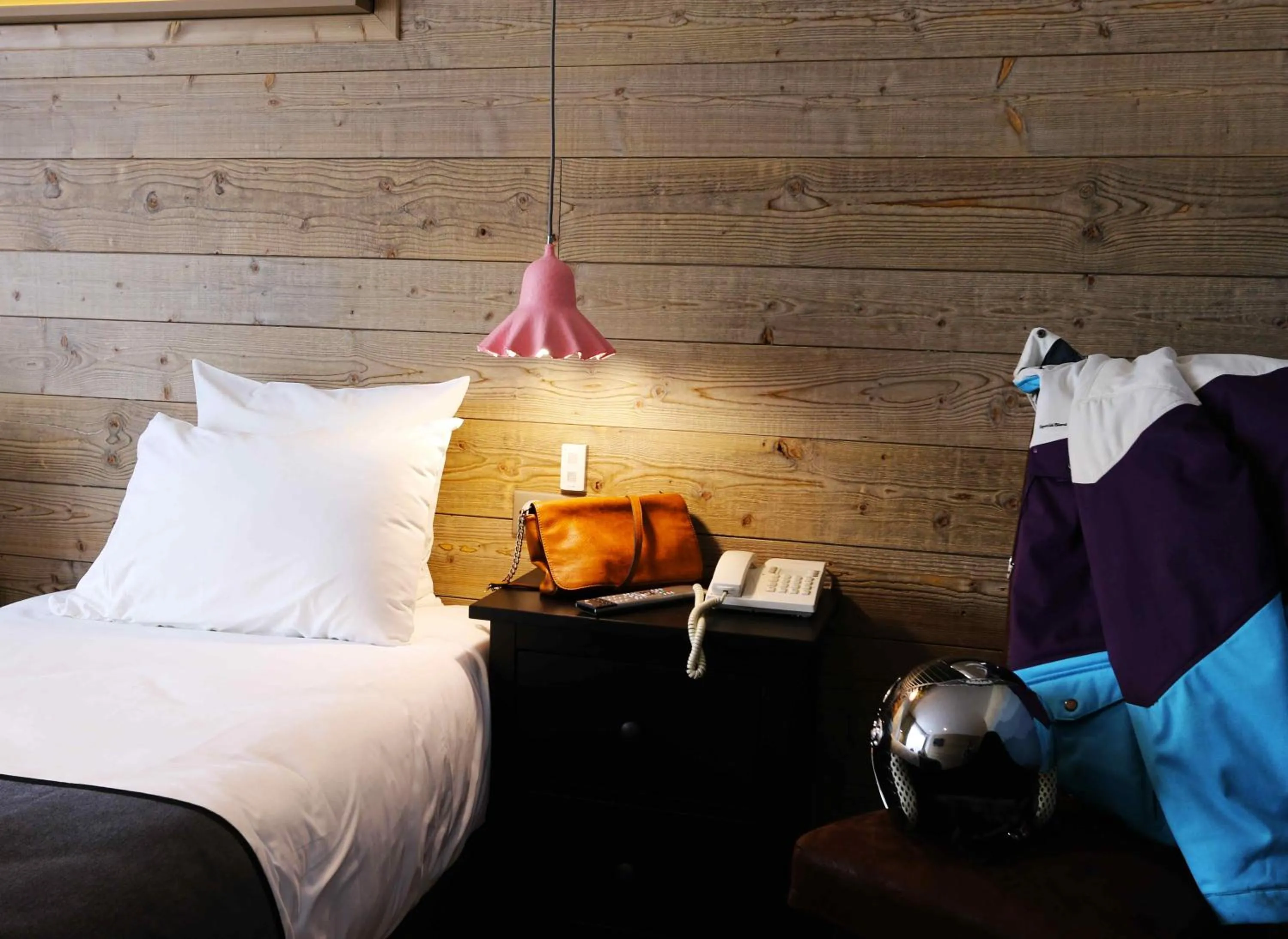 Decorative detail, Bed in Hotel Edelweiss