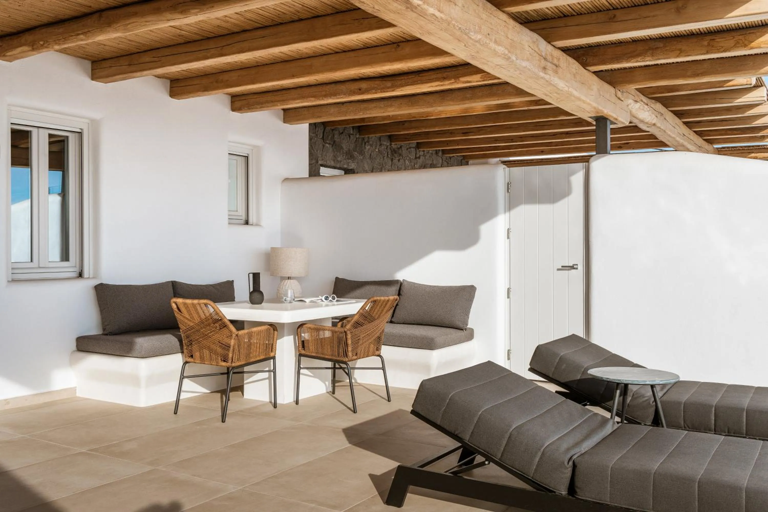 Balcony/Terrace in NĒRO Suites by NOMÉE Hospitality Group