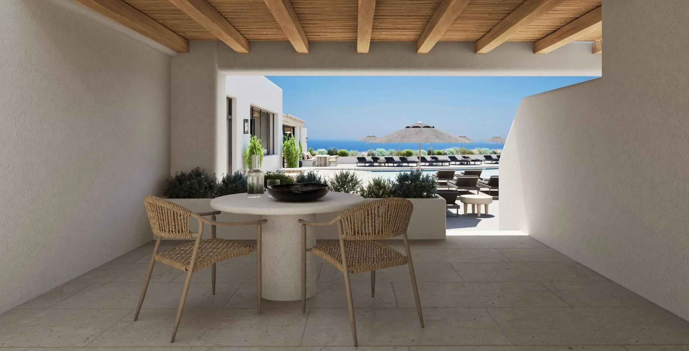 Balcony/Terrace in NĒRO Suites by NOMÉE Hospitality Group