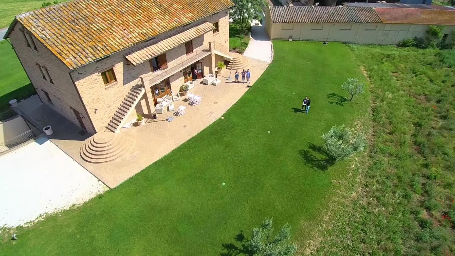 Bird's eye view in Assisium Agriturismo