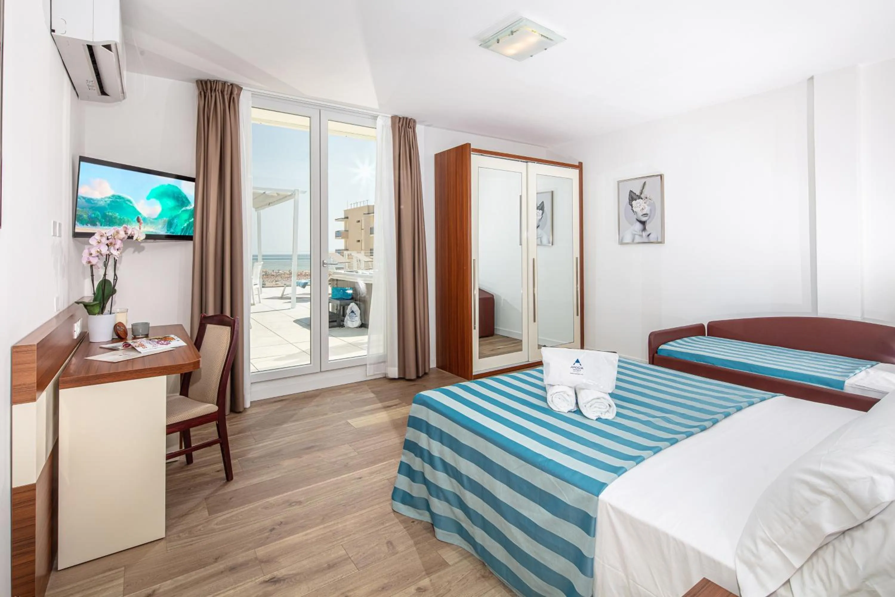 Bed in Hotel Danieli