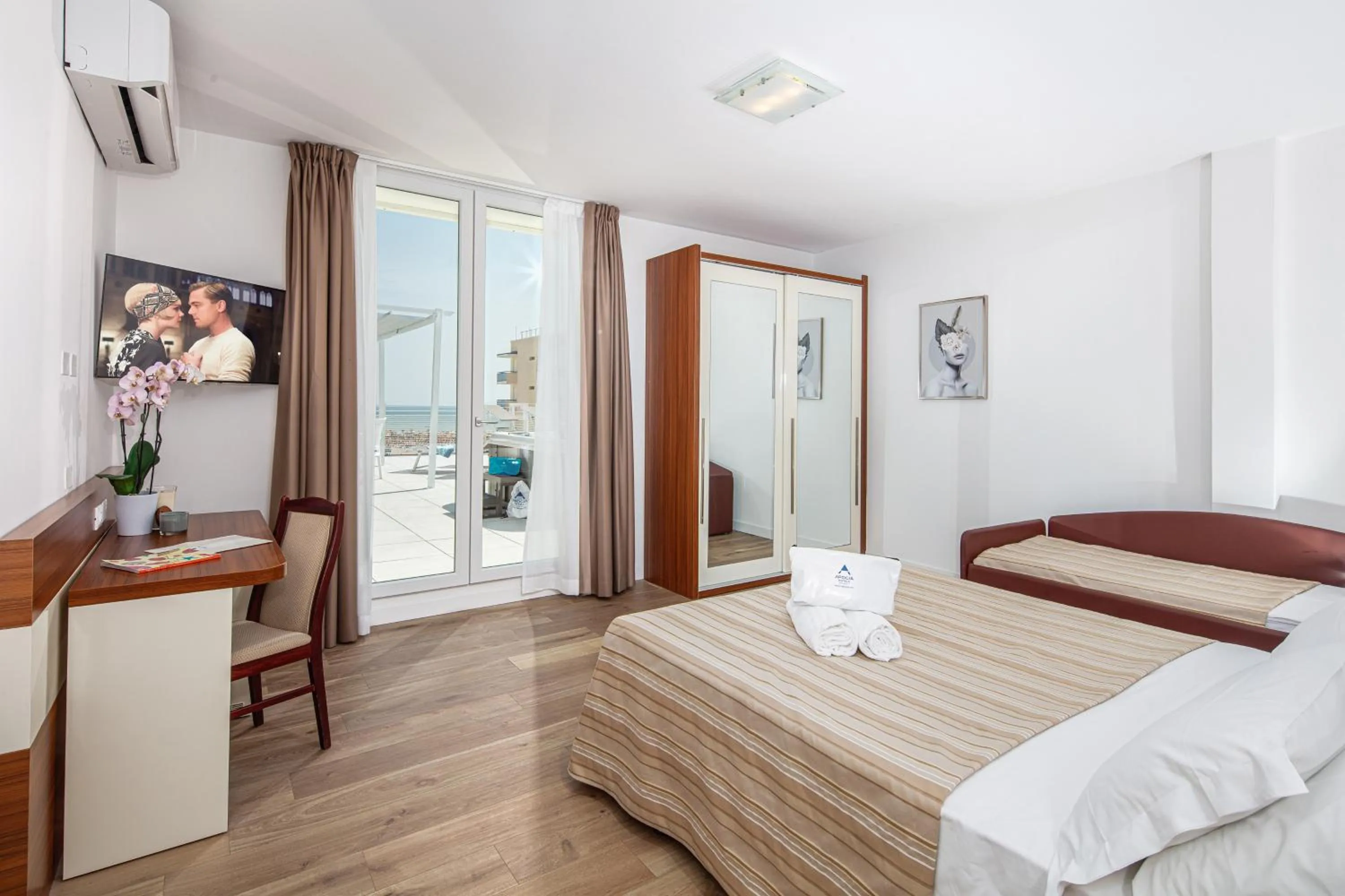 Bed in Hotel Danieli