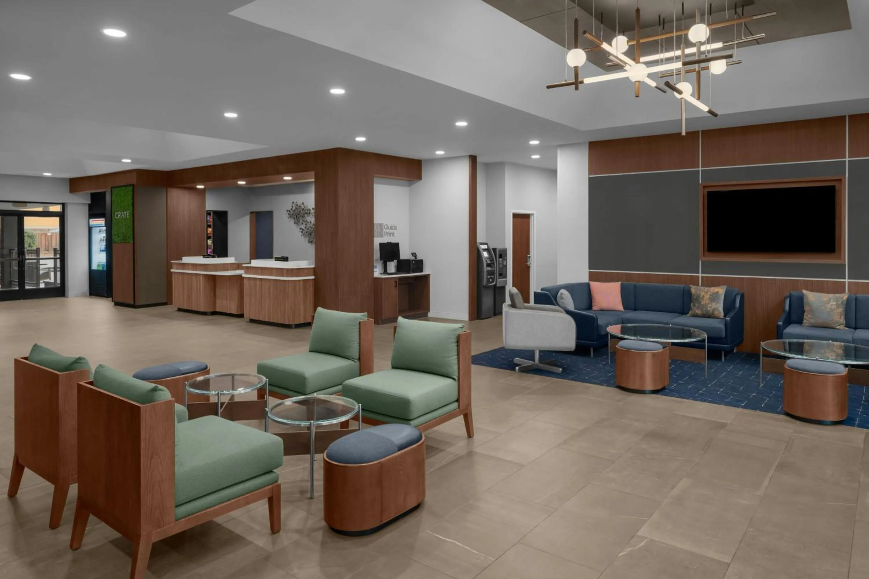 Lobby or reception in Courtyard San Jose Airport